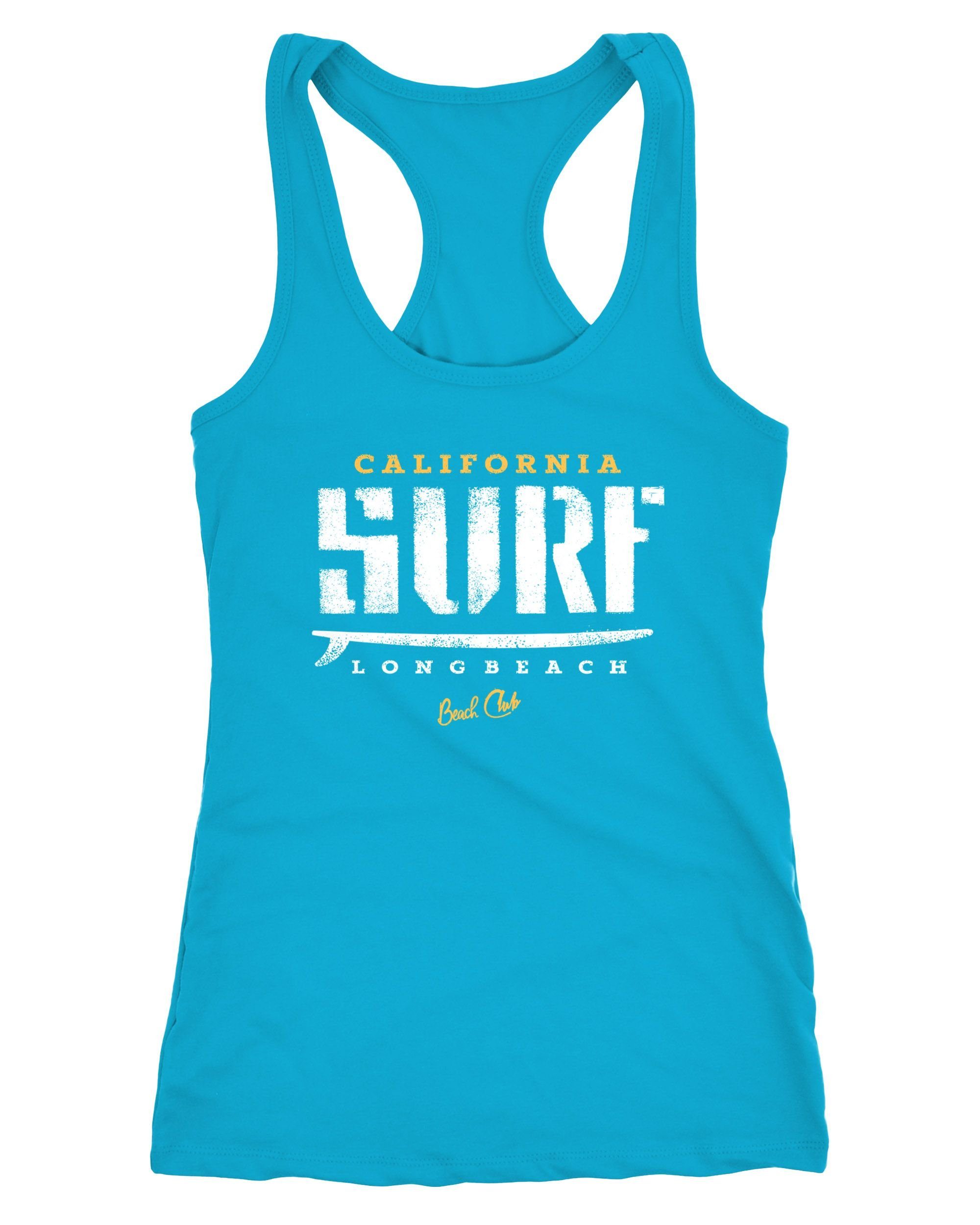 Neverless Tanktop Damen Tank-Top Surfer Motiv günstig online kaufen