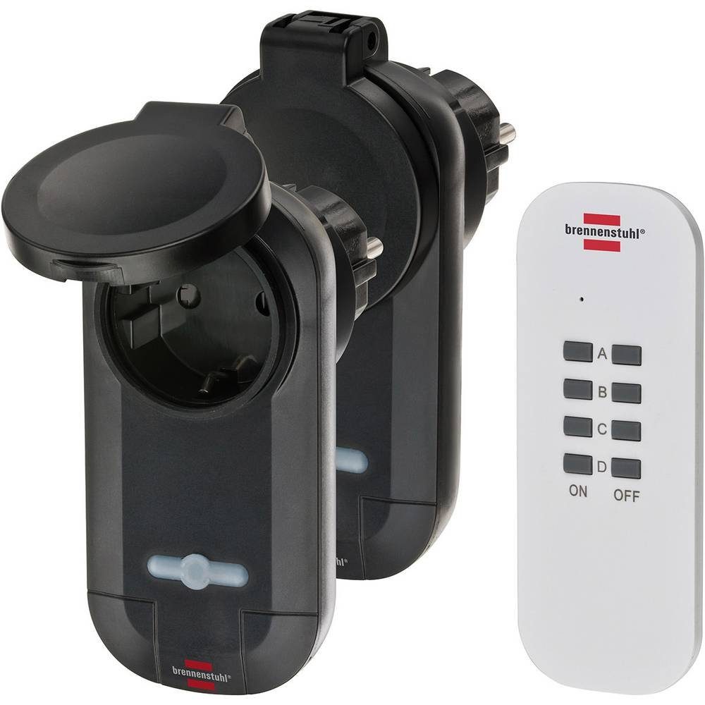 Funksteckdose Comfort-Line Funkschalt-Set IP 44