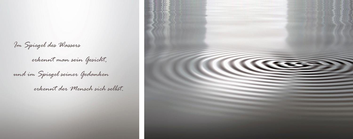 Leinwandbild Wasser