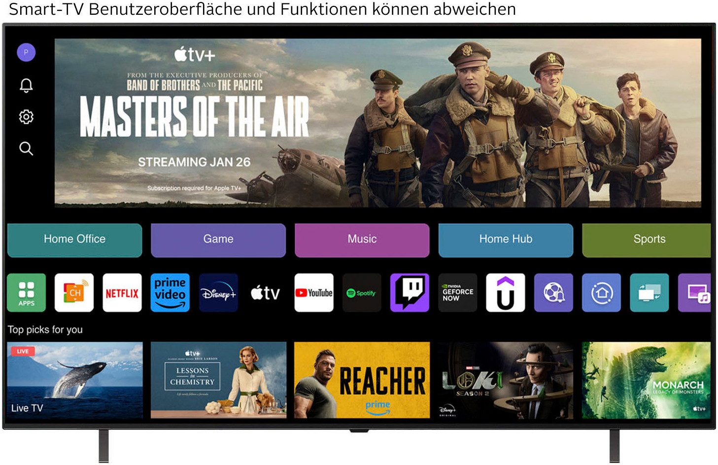 LG OLED65B59LA OLED-Fernseher (164 cm/65 Zoll, schwarz ! RABATT: 28.26%