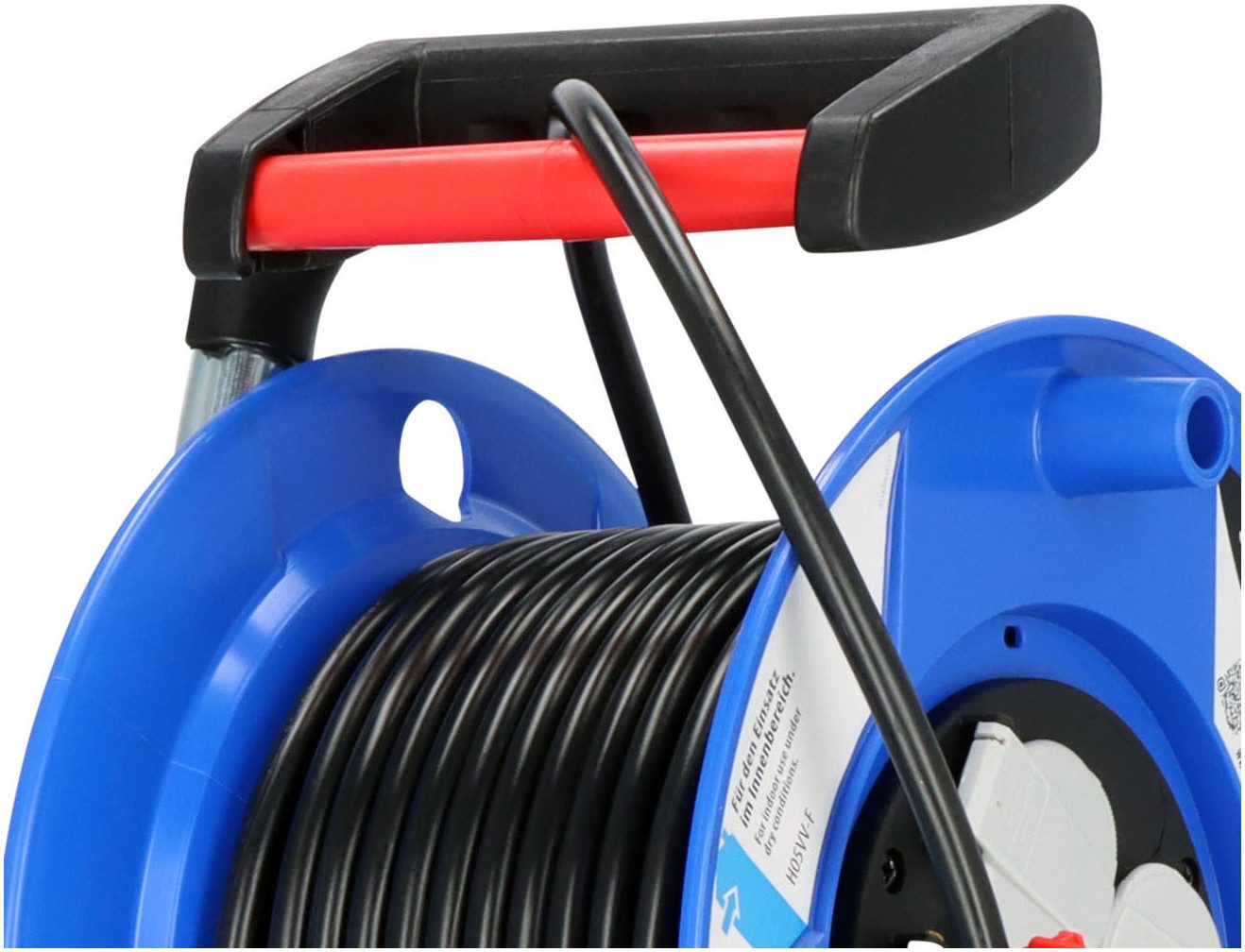 Brennenstuhl Garant Kabeltrommel 25 m H05VV-F 3G1,5 Stromkabel, Typ F (Schuko), (2500 cm) – Bild 5 von 5