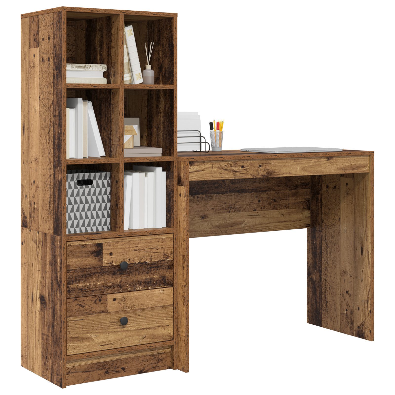 vidaXL Sideboard Schreibtisch mit Stauraum Alter günstig online kaufen