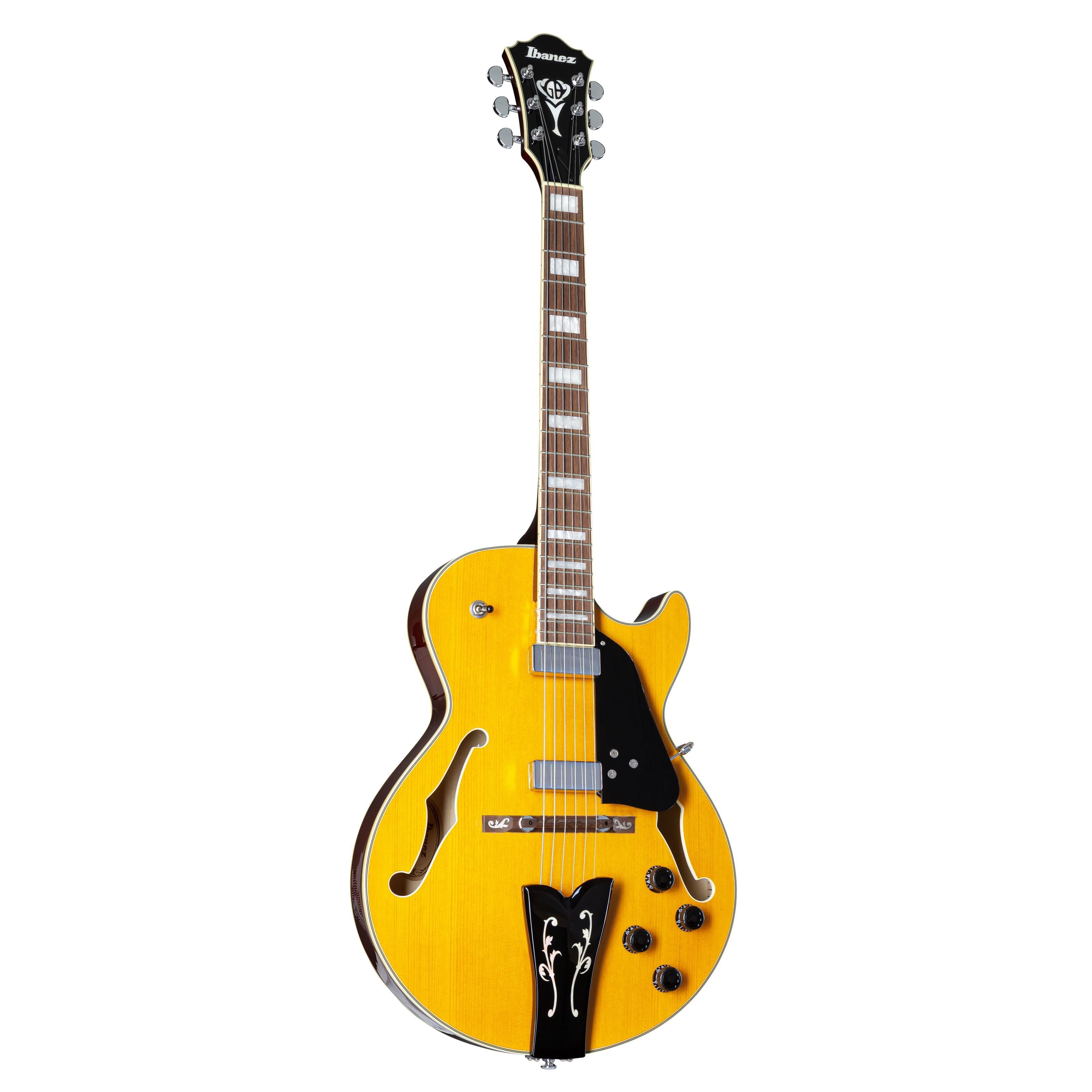 Ibanez Halbakustik-Gitarre, Halb-Akustik Гитары, Hollow-Body Modelle, George Benson GB10EM-AA Antique Amber - Halbakustik Gitarre