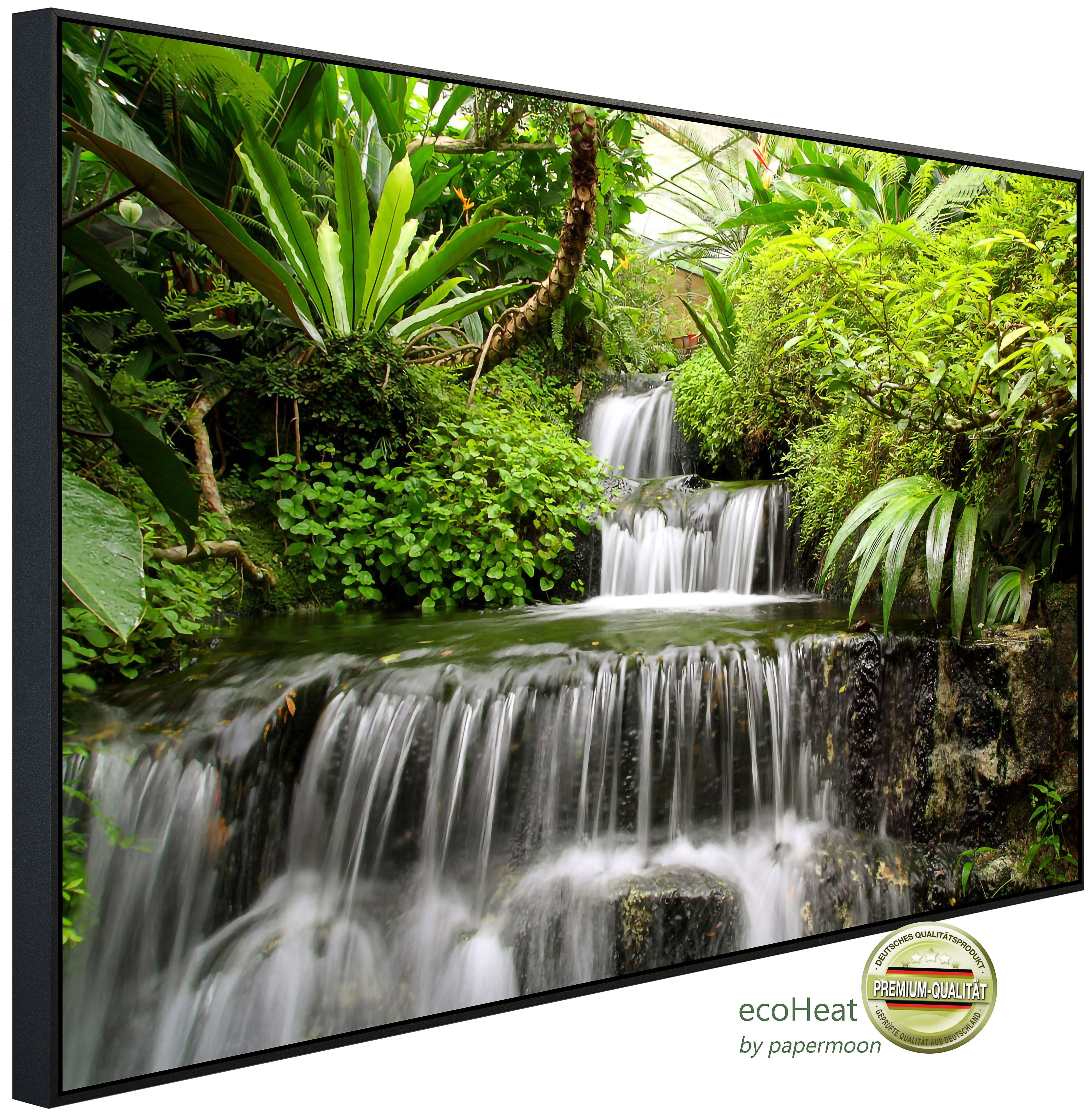 Papermoon Infrarotheizung INFRAROT-BILD-HEIZUNG, Wasserfall, TÜV-Rheinland/GS zertifiziert, angenehme Strahlungswärme