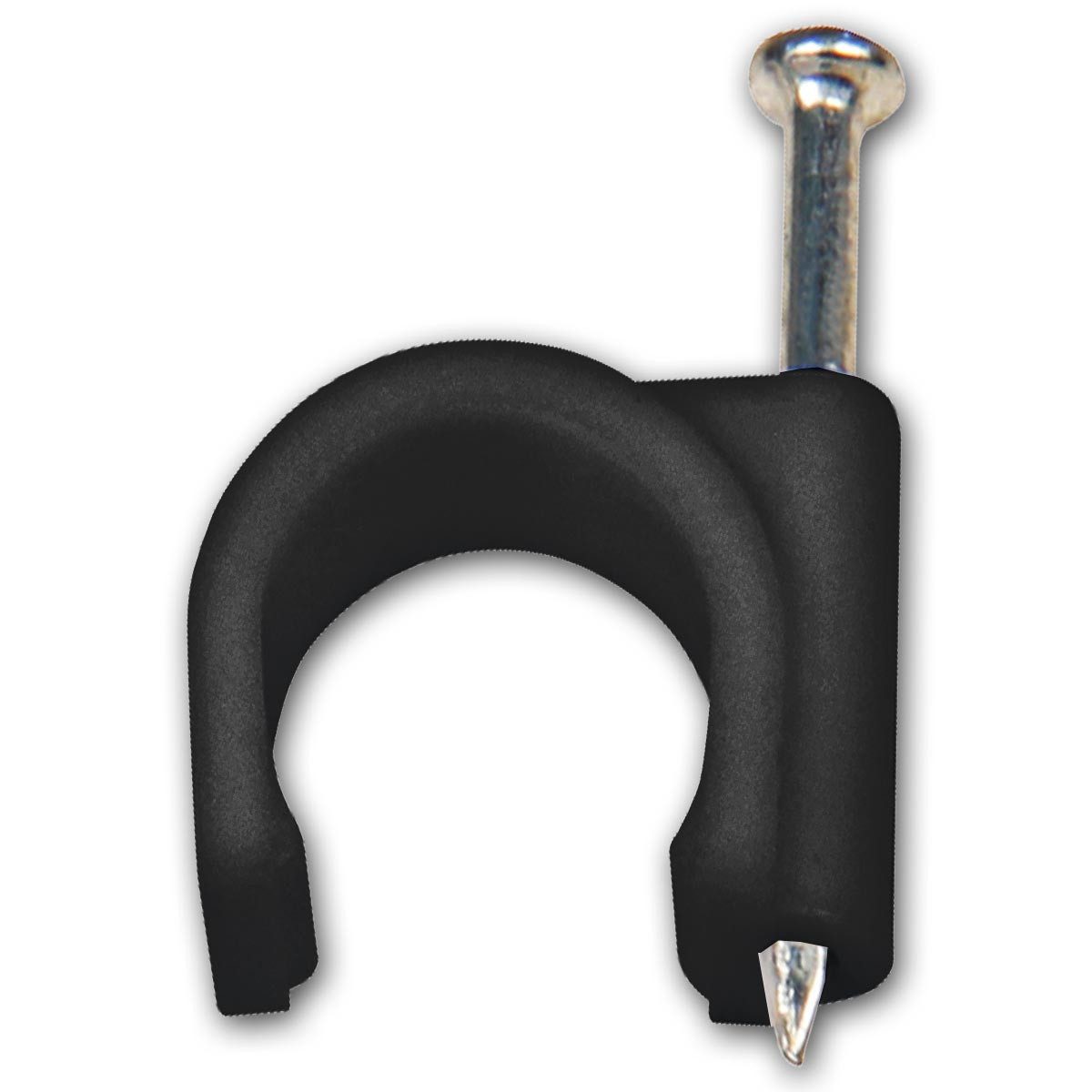 world-trading-net Kabelschelle Kabelschellen, für Ø 12mm Kabel, 100er-Pack, schwa