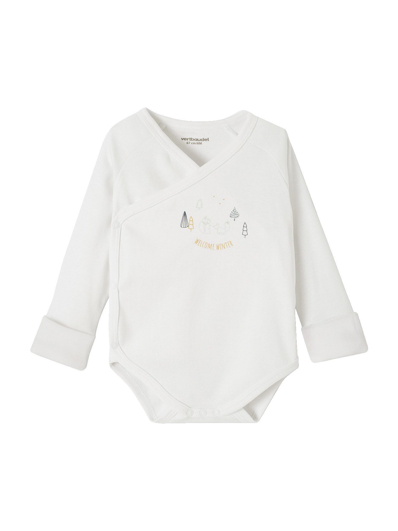 vertbaudet Body Mitwachsende Baby Wickelbodys 5er-Pack – Bild 5 von 5