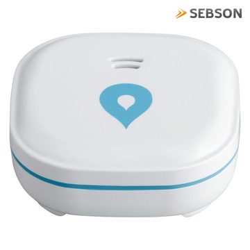 SEBSON 2x Wassermelder mini GS153, 10 Jahres Langzeit-Batterie - 60x60x24,2mm Wassermelder
