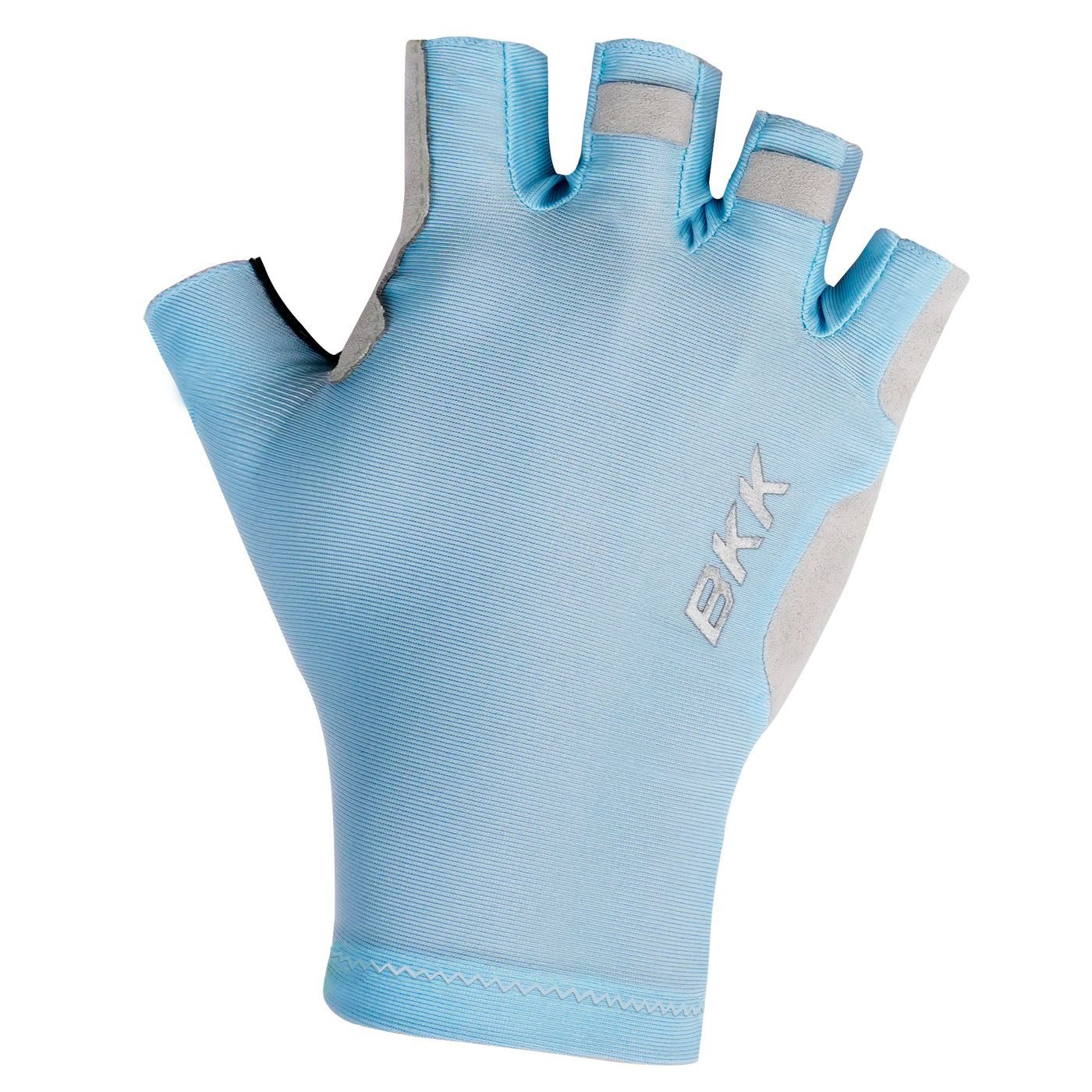 BKK Angelhandschuhe BKK Flamingo Half Finger Gloves 1 Light Blue - Angelhandschuhe
