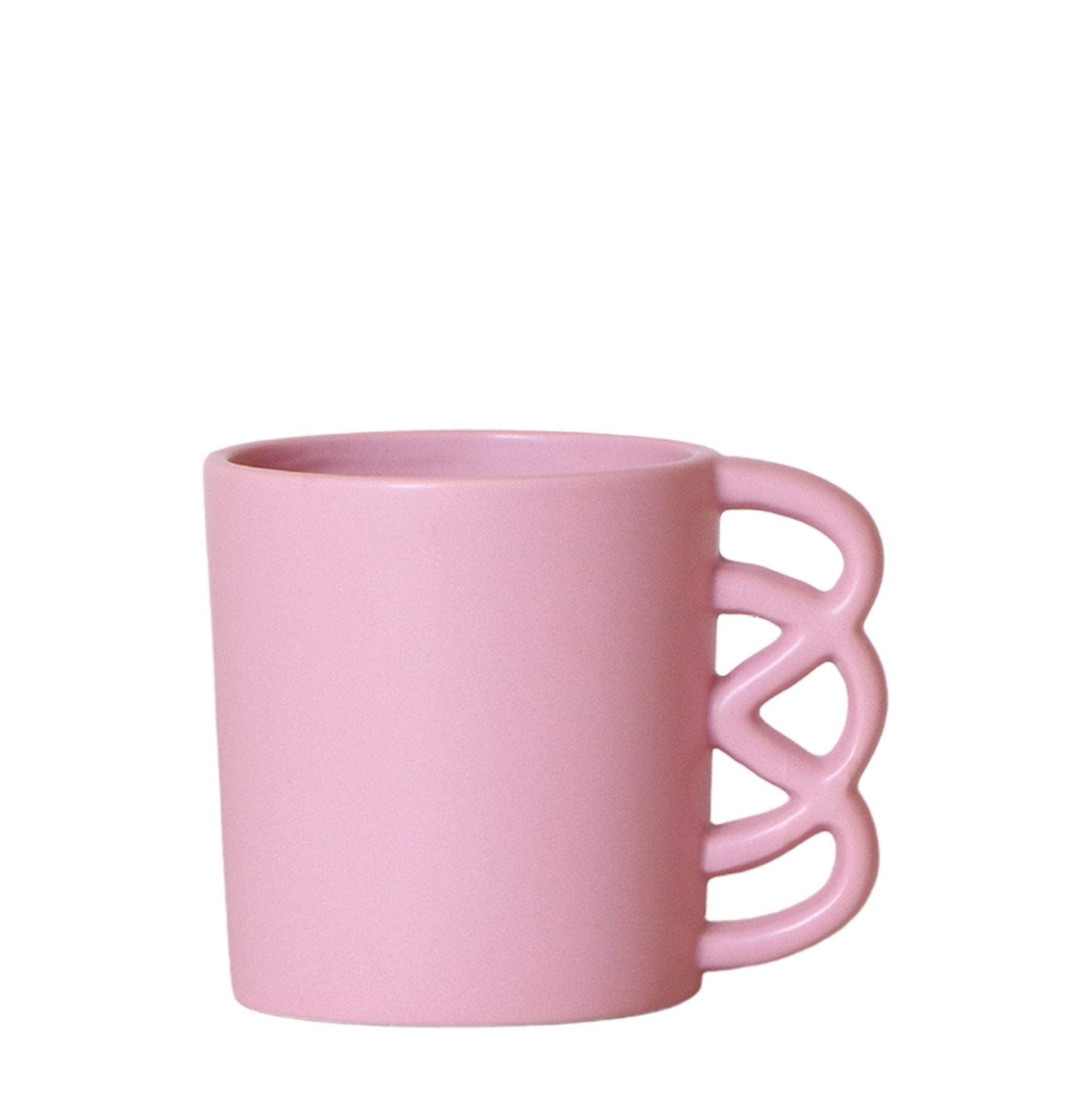 Exotenherz Übertopf Übertopf Happy Mug glücklicher Kaffebecher für 9cm Töpfe