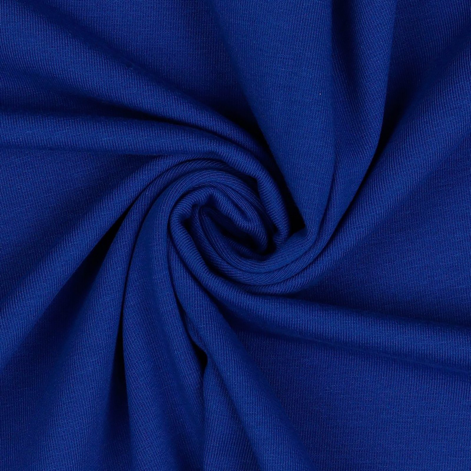 maDDma Stoff 0,5m Biojersey Meterware Jerseystoff Baumwolle, 039 - königsblau