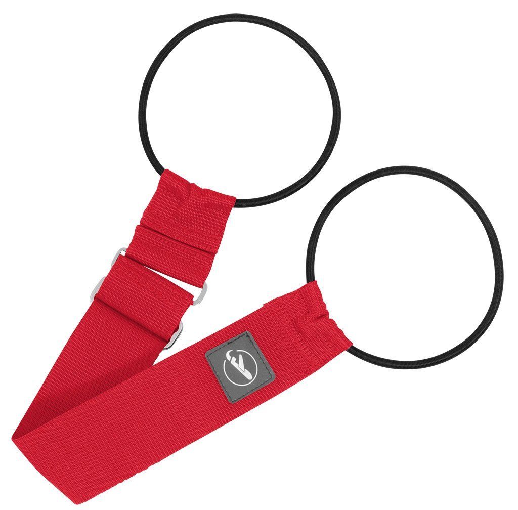 Trendyshop365 Koffergurt Trageschlaufe aus reißfestem Nylon 30-48cm, zur Befestigung kleinerer Gepäckstücke an Trolleykoffern