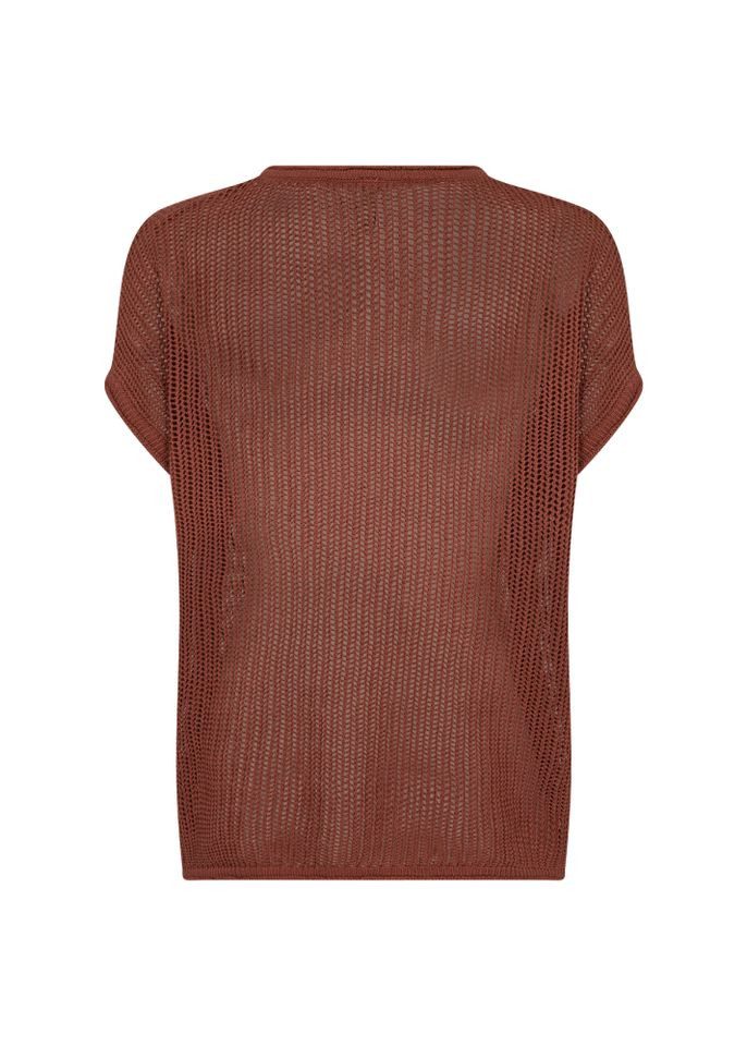 soyaconcept Strickpullover - Kurzarmshirt im Stricklook günstig online kaufen