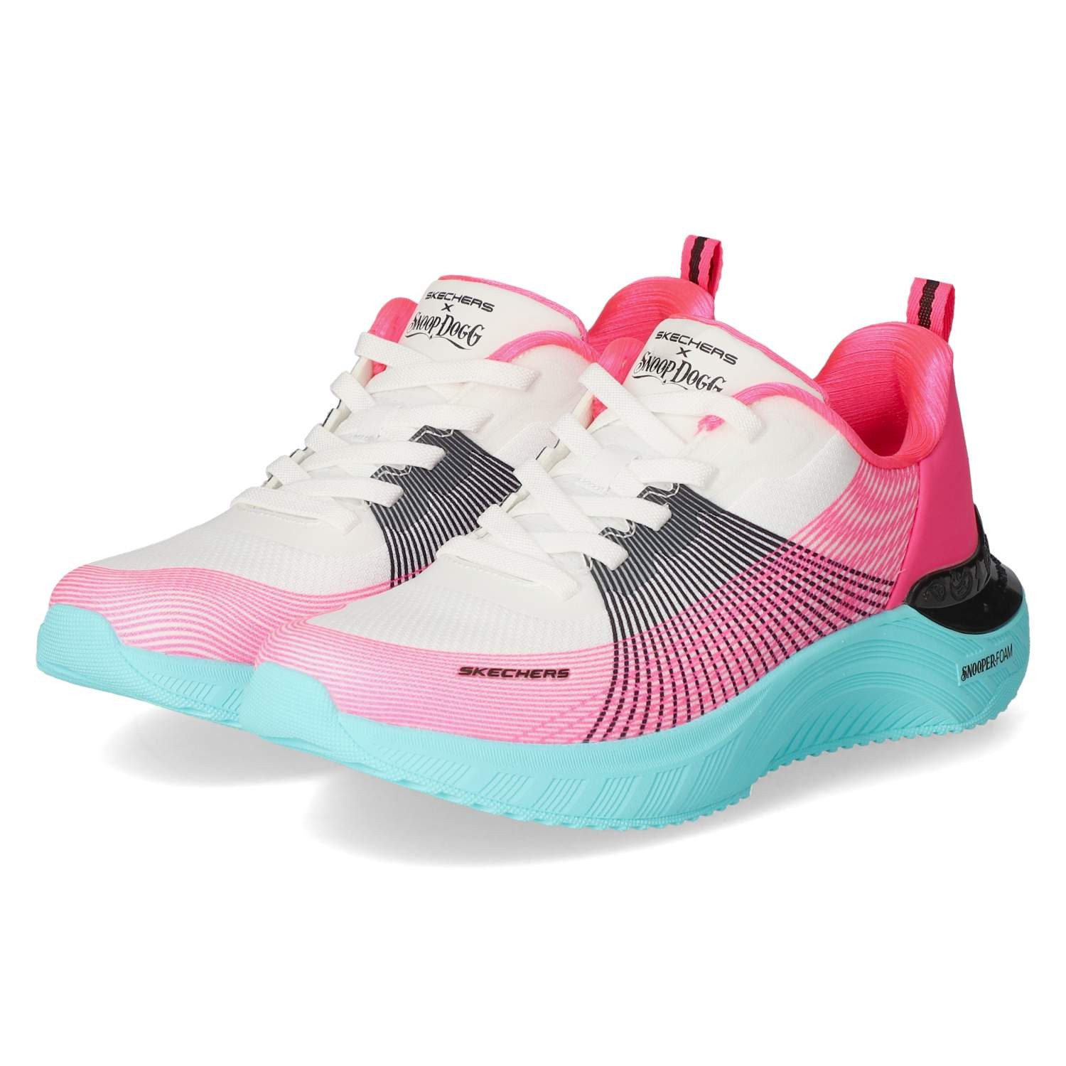 Skechers Skechers 186025 WLBP Damen Textil & Synthetik weiss Schnürschuh günstig online kaufen