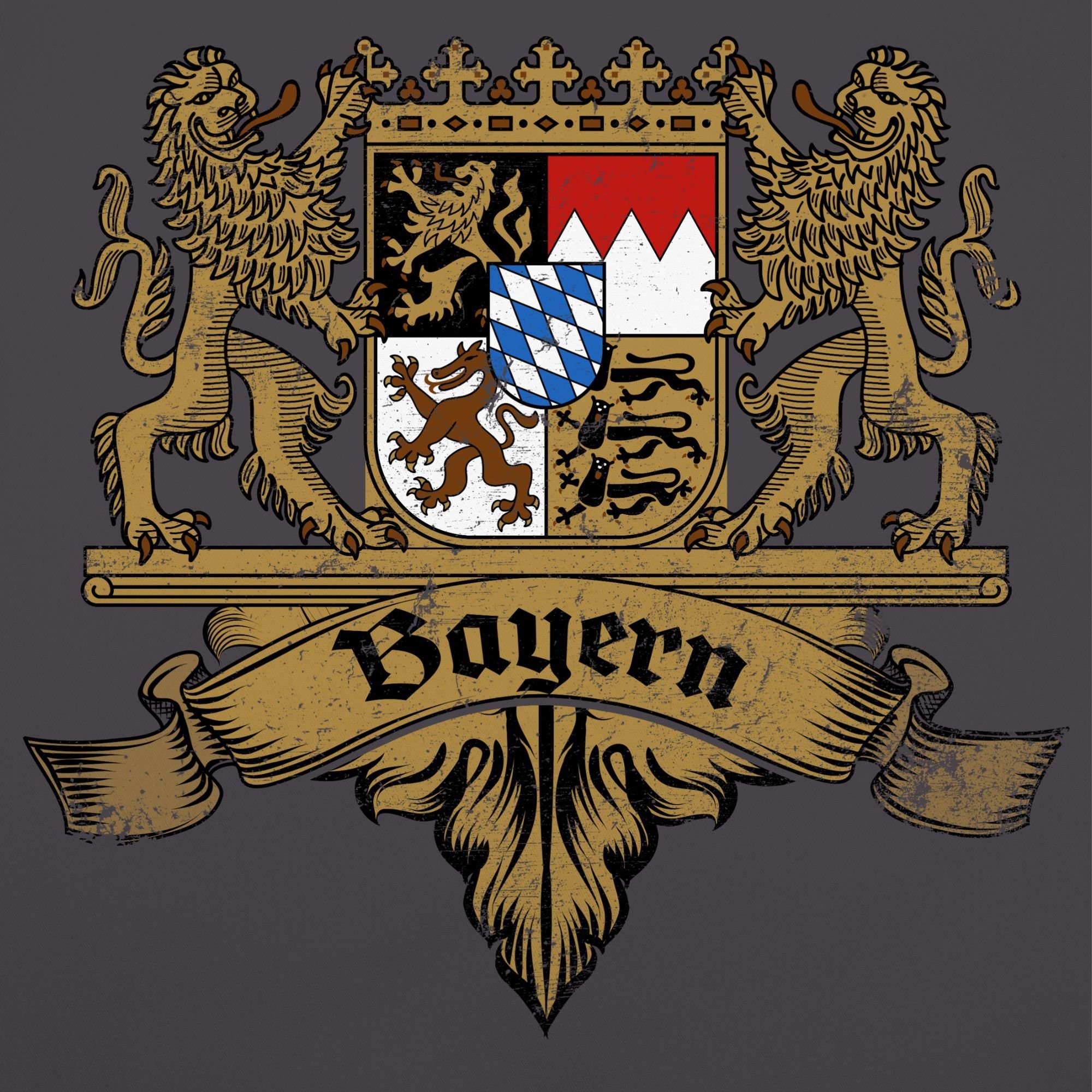 Shirtracer Kochschürze Bayern Wappen Bayernland Freistaat günstig online kaufen