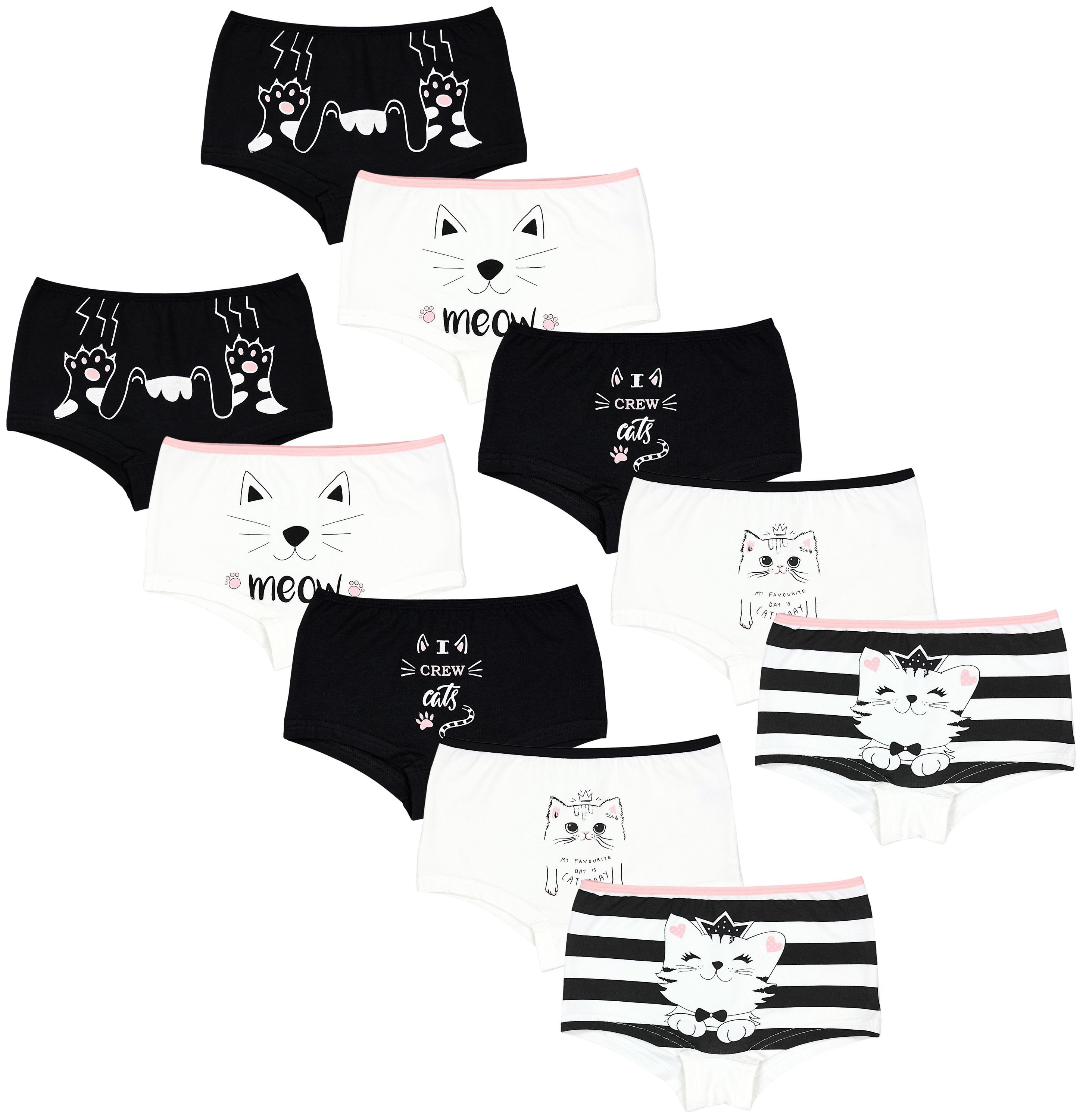 TupTam Boxershorts TupTam Unterhosen Mädchen Shorts 10er Pack