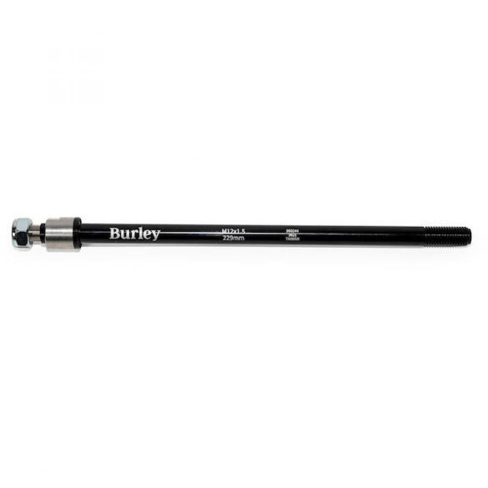 Burley Fahrradkinderanhänger Burley Steckachse für Anhänger M12x1.5, 229 mm Schwarz - einfache Trai