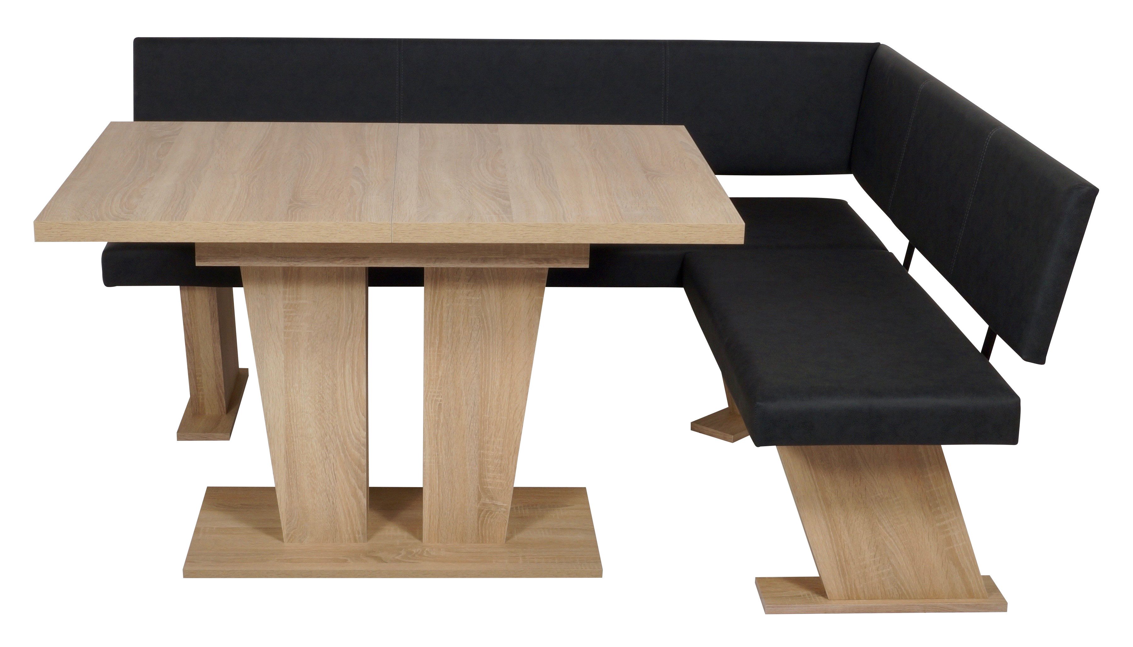Stolebaenk Eckbankgruppe Verona Sonoma Artisan Links VEVEAR, (Eckbankgruppe, 1 x Eckbank, 1 x Tisch, 2 x Stuhl)
