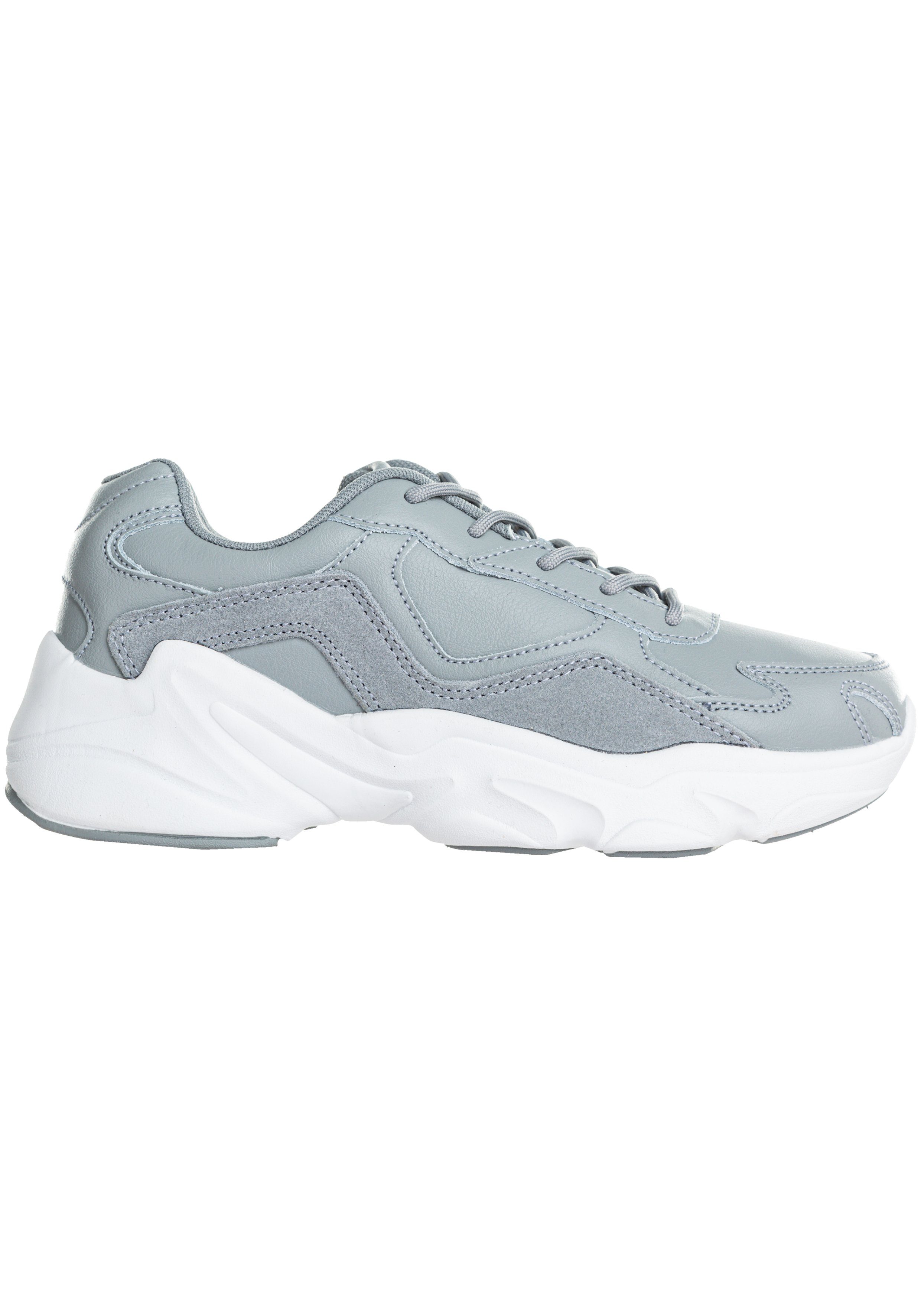 Sneaker CHUNKY grau-weiß sportlichen ATHLECIA Style Leather im Trainers