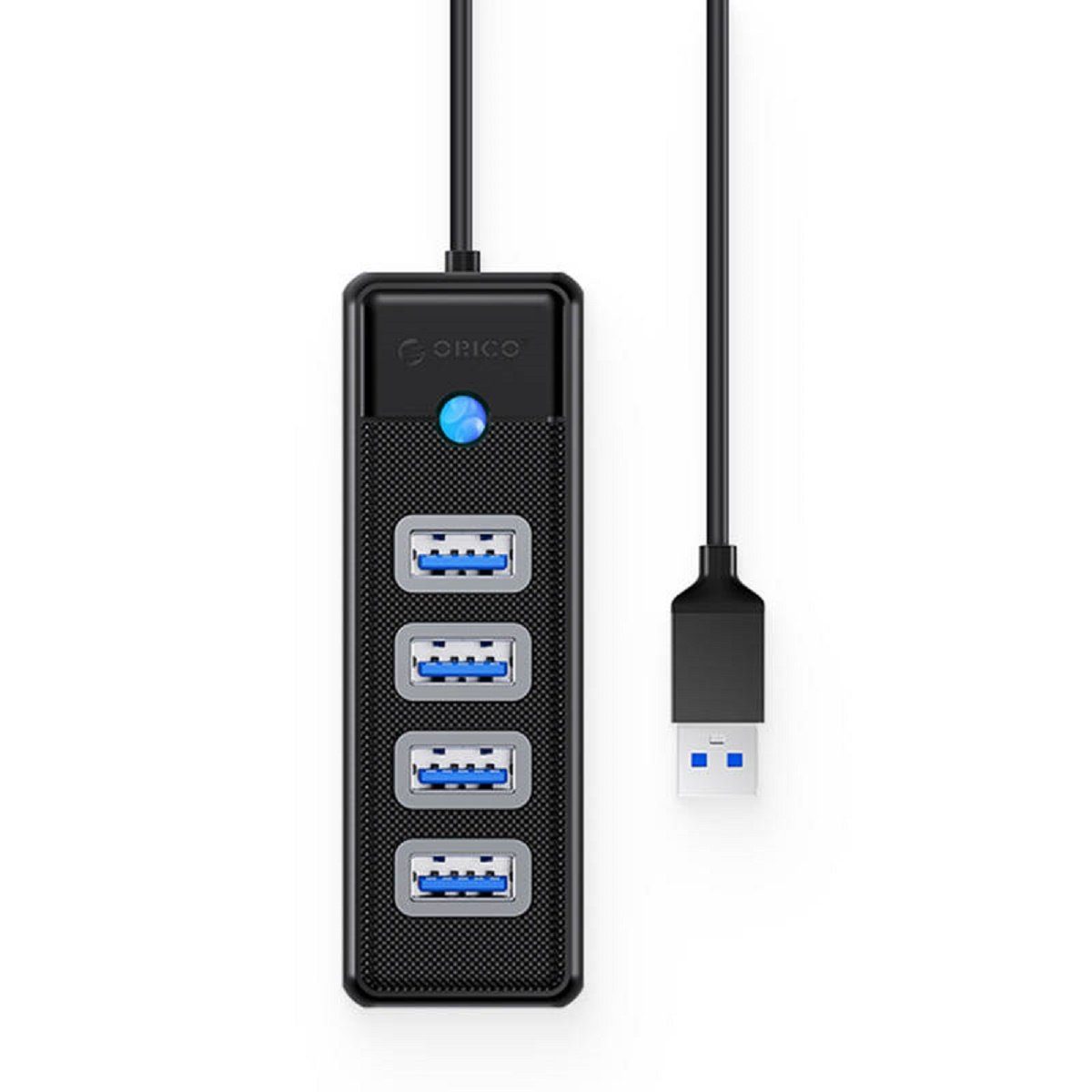 ORICO USB-Verteiler Hub Adapter USB auf 4x USB 3.0, 5 Gbps, mit 4 USB 3.0-Anschlüssen