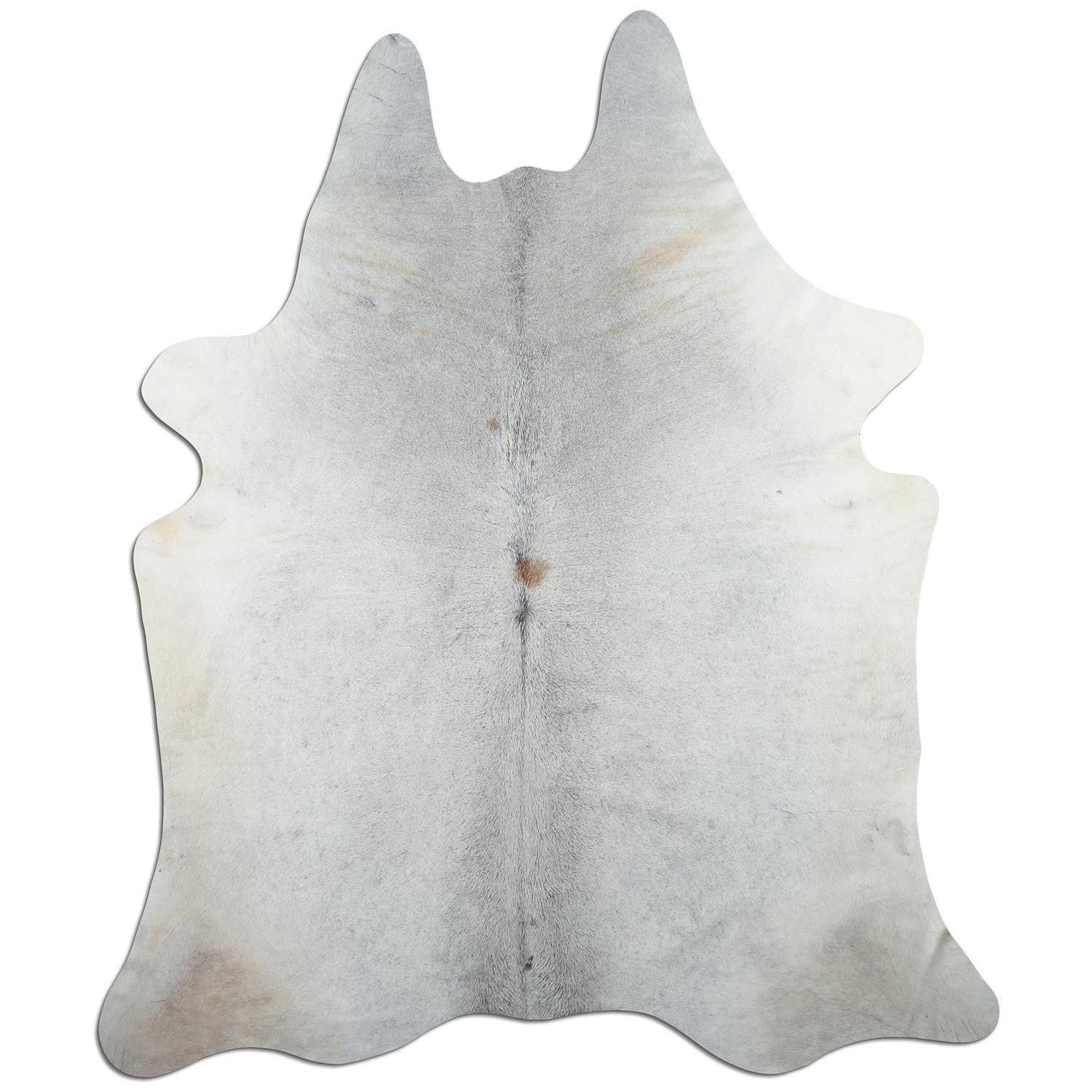 Livorio Fellteppich - grau / grey, Kuhfell, Premium Kuhfell Teppich,Rinderfell,Echtfell