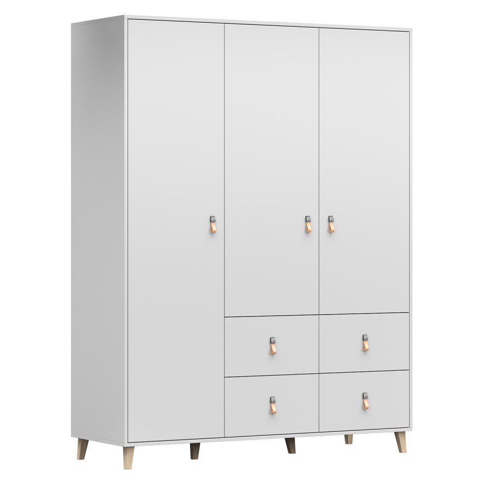 MOEBLO Drehtürenschrank FAGO 19 4S3D (Griffe günstig online kaufen