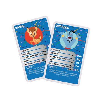 Winning Moves Spiel, Quartett Top Trumps - Disney 100