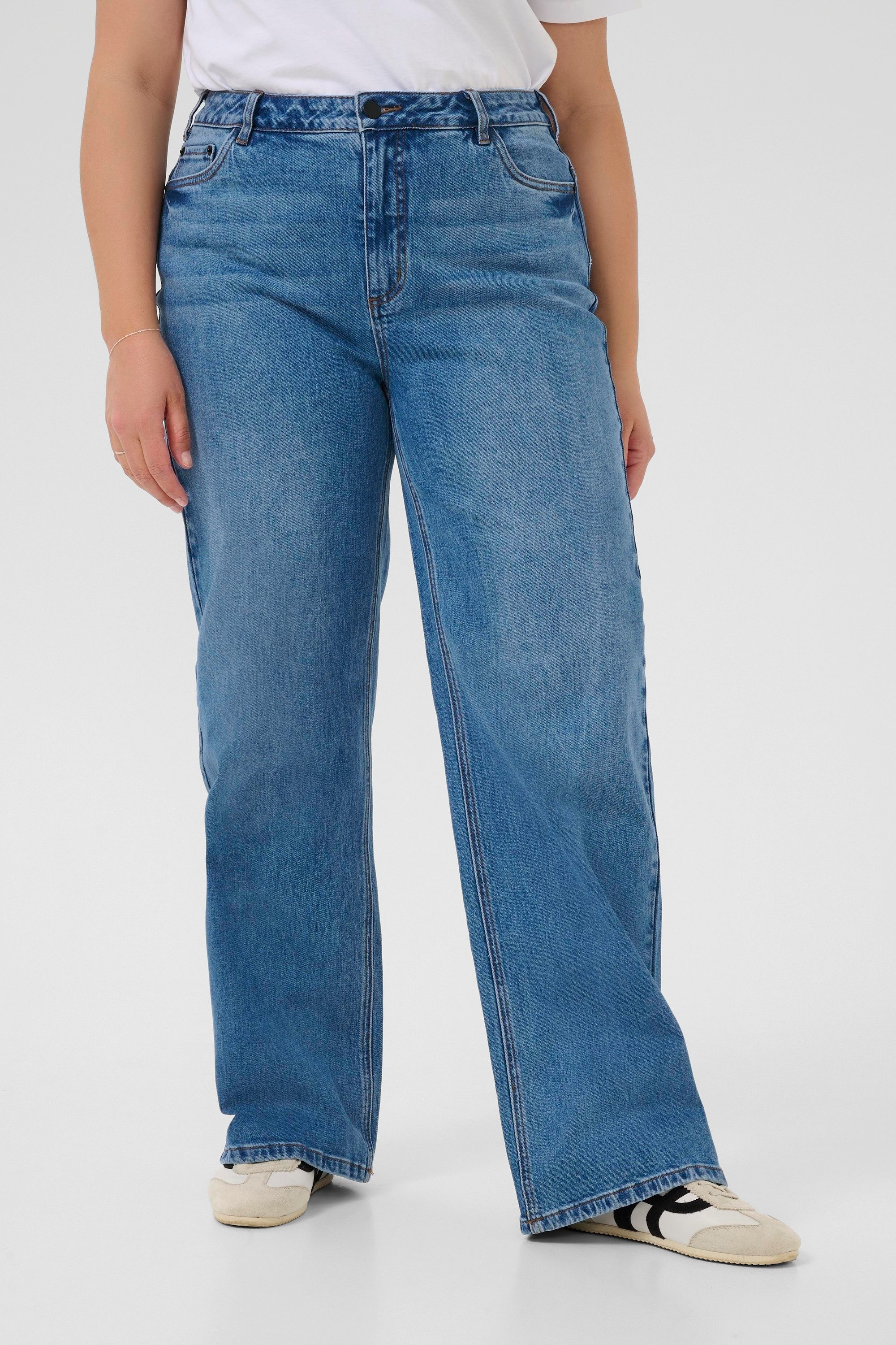 KAFFE Curve Regular-fit-Jeans Jeans KCleoana Große Größen