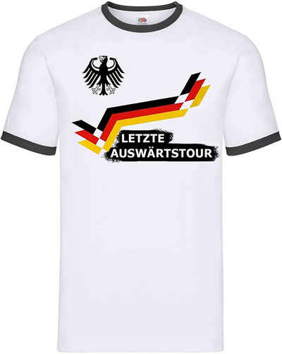 Youth Designz Print-Shirt JGA Letzte Auswärtstour Herren T-Shirt mit lustigem Spruch Aufdruck
