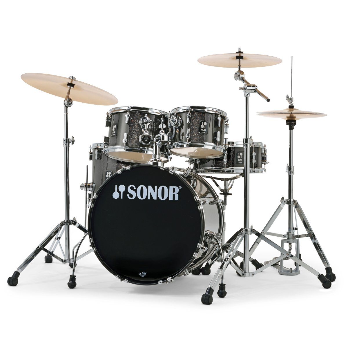SONOR Schlagzeug Sonor Schlagzeug AQX Studio Set BMS,Komplett-Set, Komplett-Set