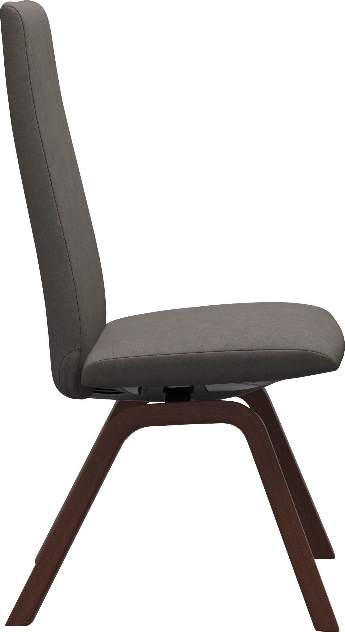 Beinen Laurel, schräggestellten High Größe Walnuss Polsterstuhl M, in mit Back, Stressless®