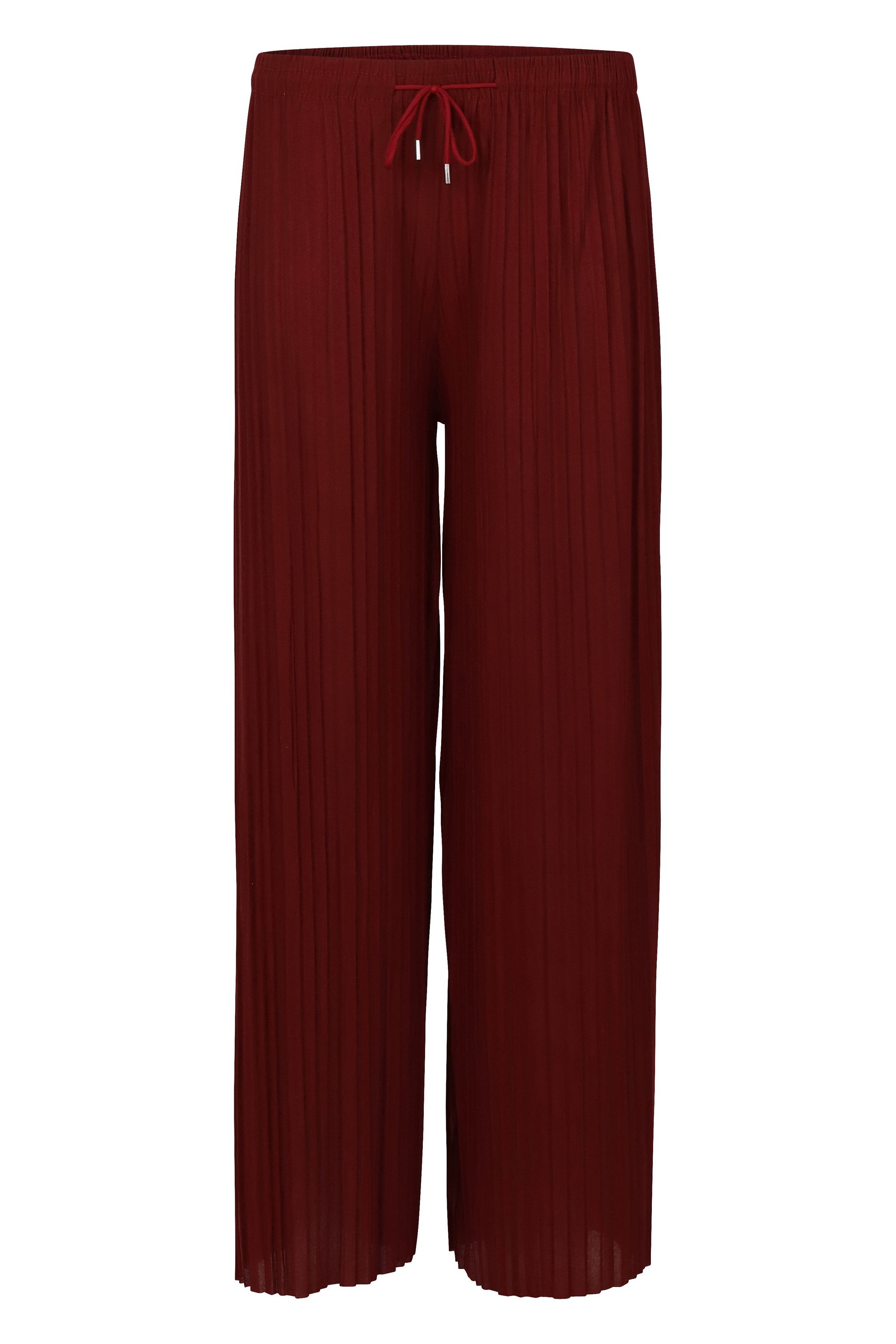 Palazzohose Damen Plissee-Hose 883