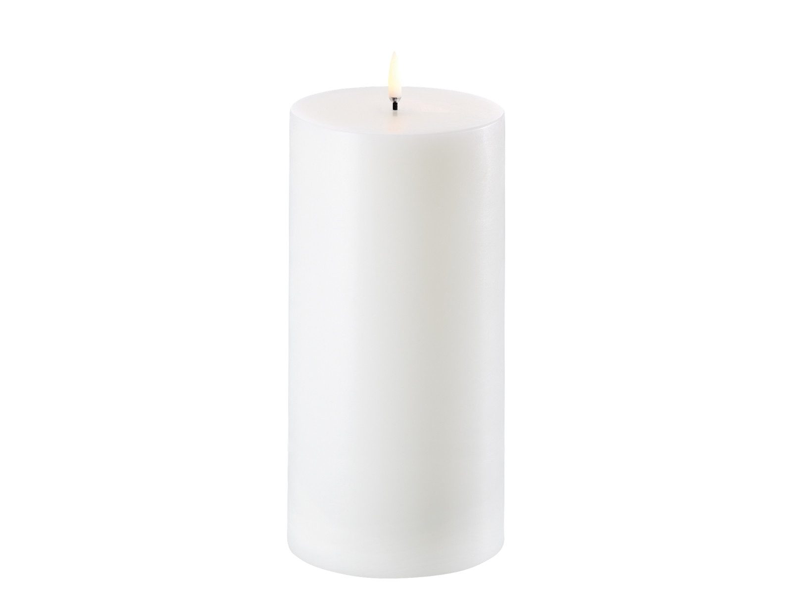 LED-Kerze Pillar LED-Kerze Smooth nordic white 20cm