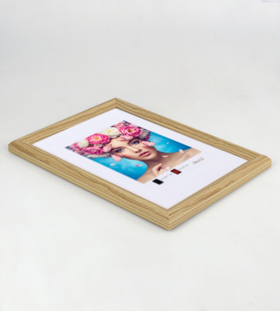 IDEAL TREND Bilderrahmen Holzrahmen mit Kunststoffglas günstig online kaufen