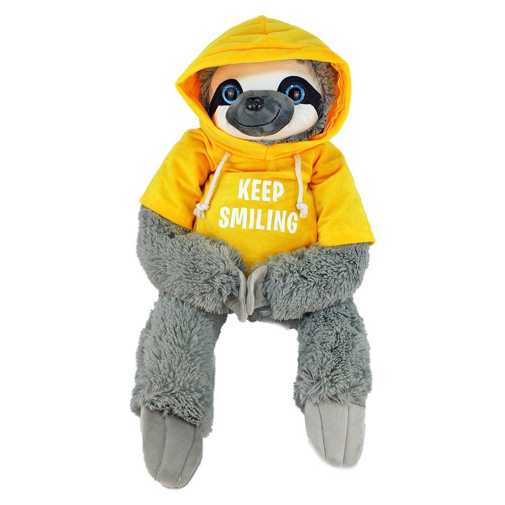 Rasehorn Kuscheltier Faultier Stofftier mit Kleidung "Lenny" - 40/50/60/100 cm