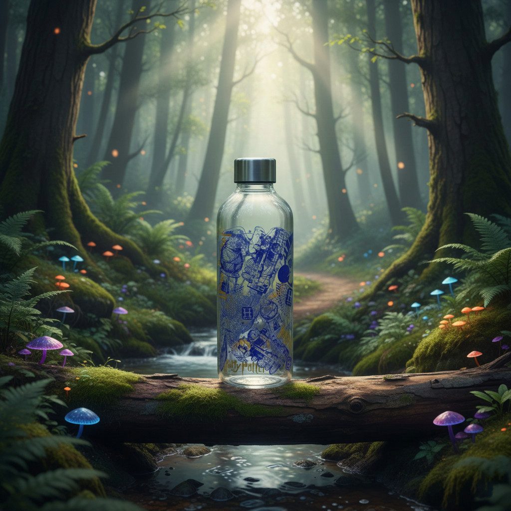 Harry Potter Trinkflasche Harry Potter Hogwarts Wasserflasche Trinkflasche Flasche XL 850 ml