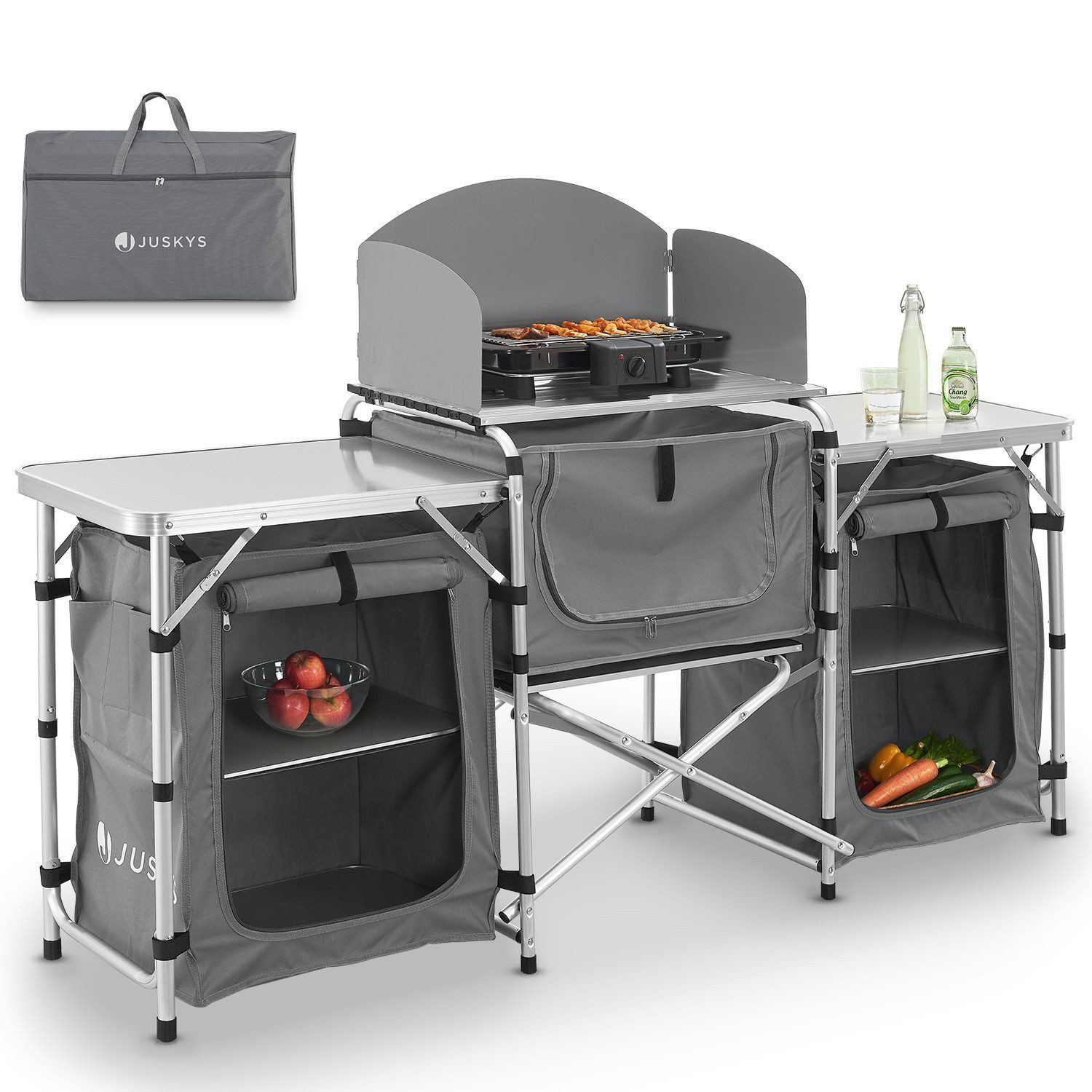 Juskys Campingschrank Garda mit Tasche, faltbar, günstig online kaufen