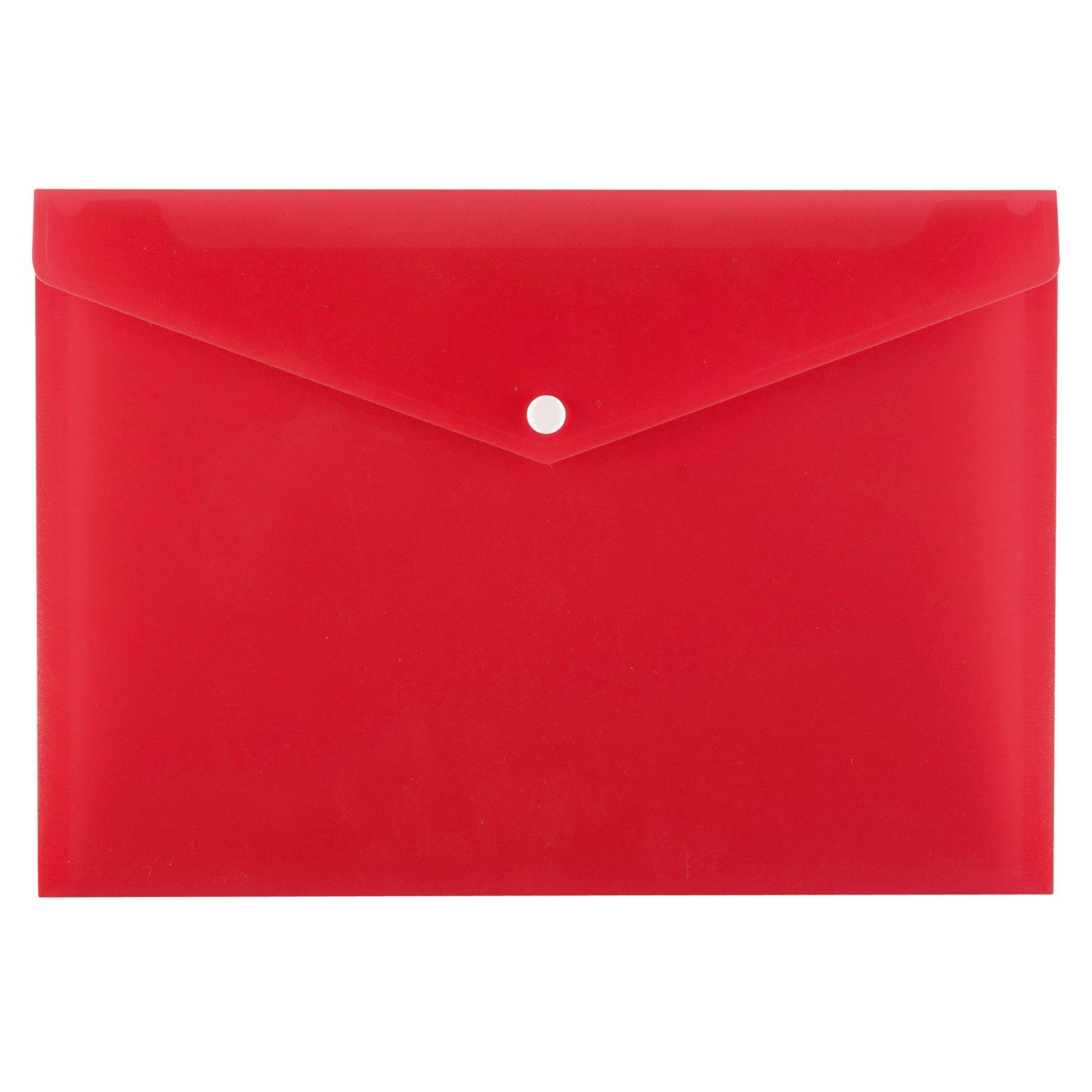 Idena Versandtasche Idena Versandtasche C4 PP, transluzent rot