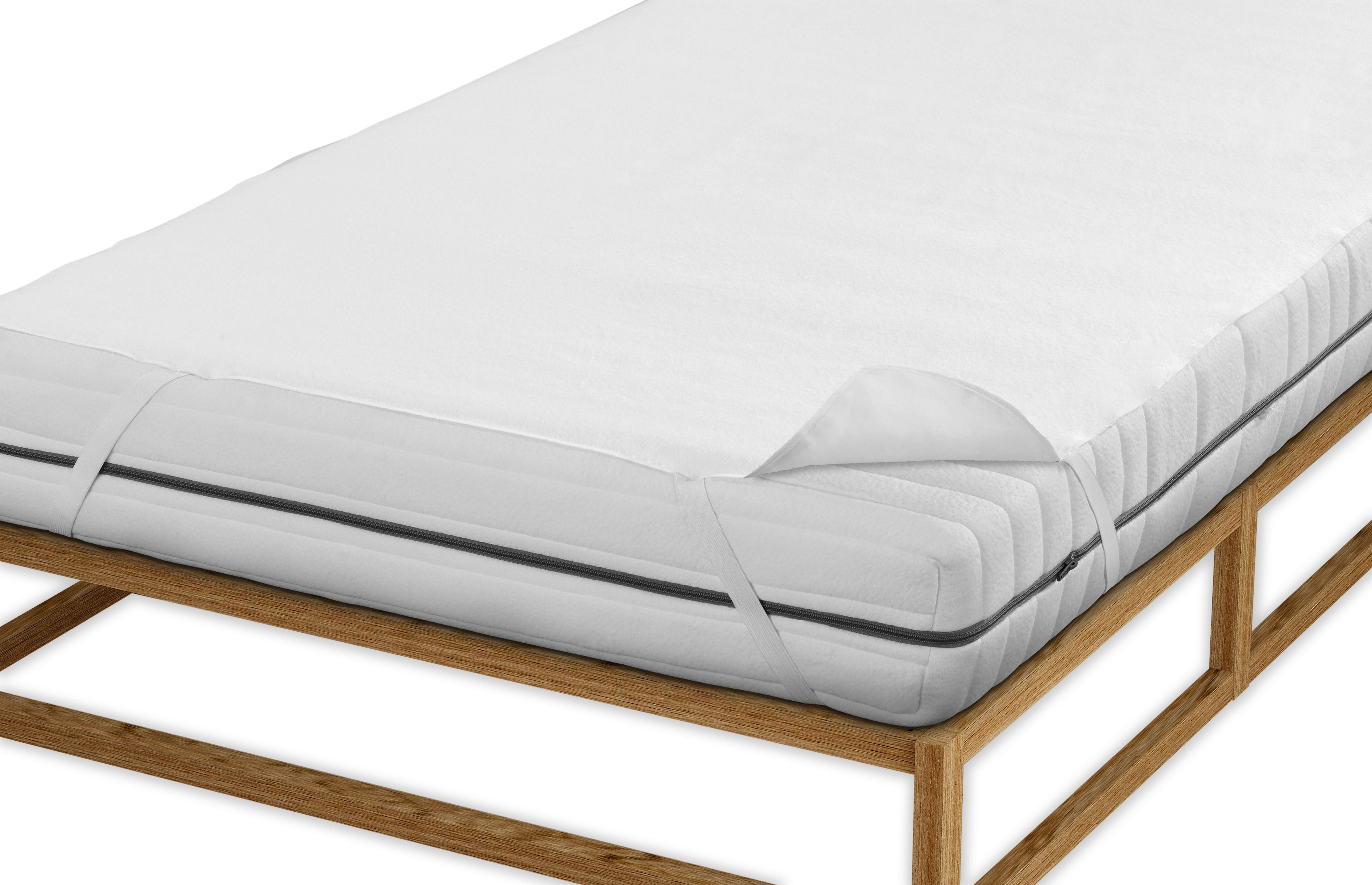 Matratzenauflage Molton Premium mit Silberausrüstung Biberna Sleep & Protect
