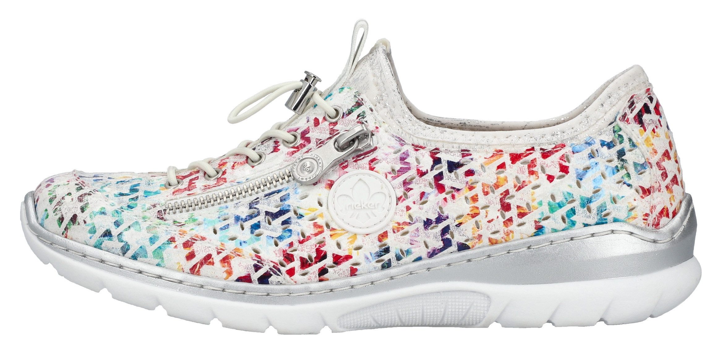 Rieker Slip-On Sneaker Schlupfschuh, Freizeitsneaker, Halbschuh mit MemoSoft-Ausstattung