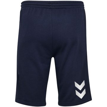 hummel Sweatshorts Kurze Jogginghose Basic Shorts Sweat Pants HMLGO 5144 in Blau
