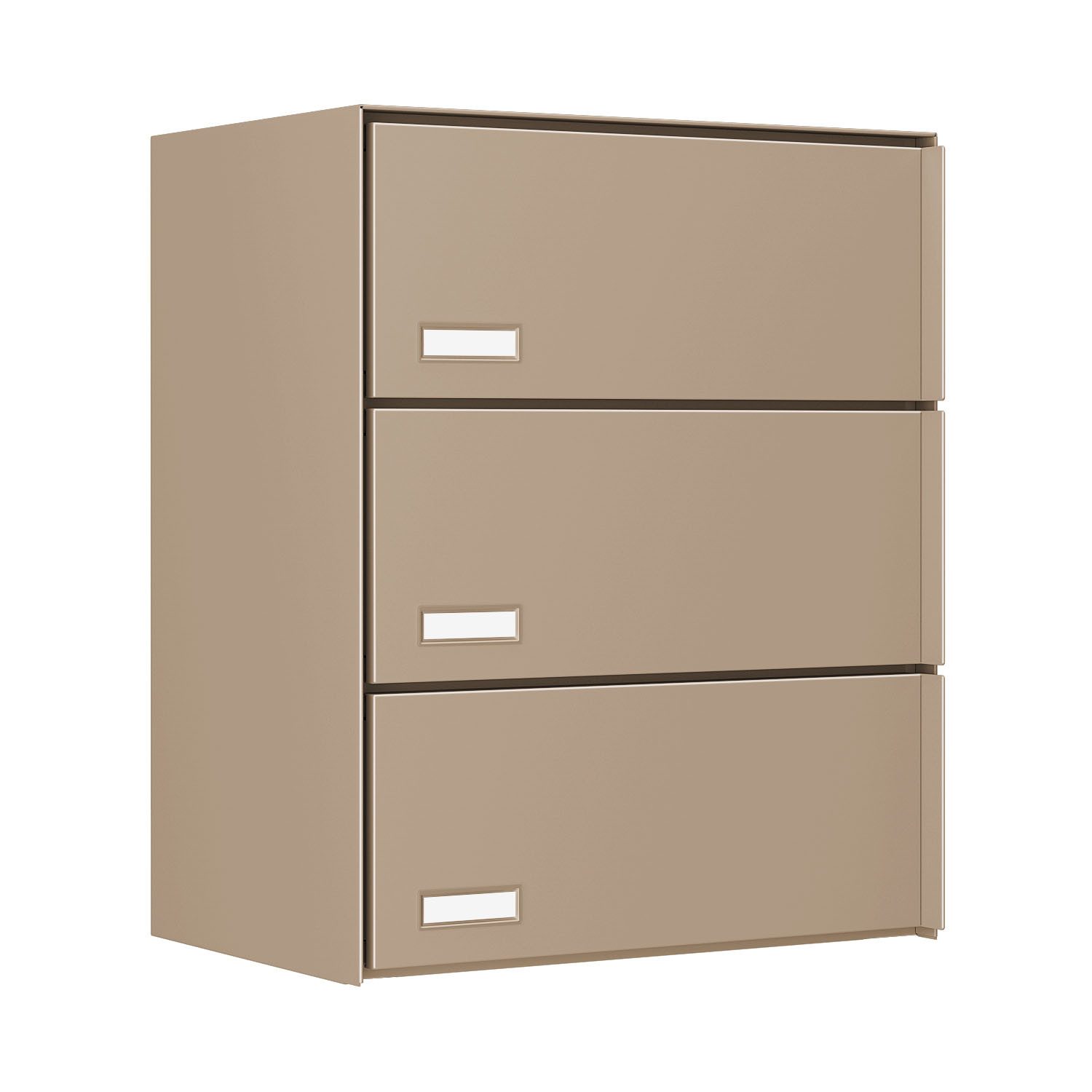 Bravios Wandbriefkasten Briefkastenanlage Oslo for Three in Beige