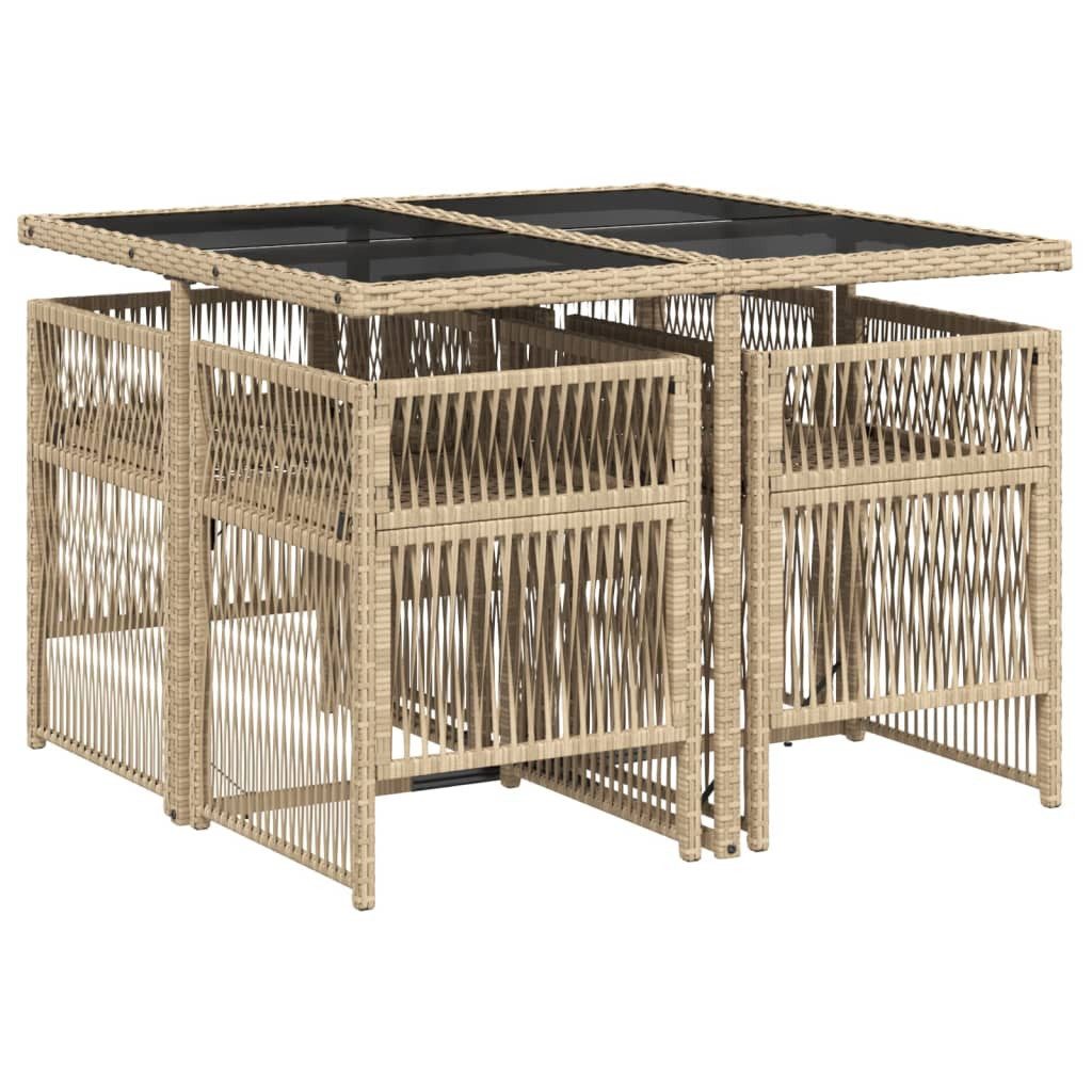 vidaXL Garten-Essgruppe 5-tlg. Garten-Essgruppe mit Kissen günstig online kaufen