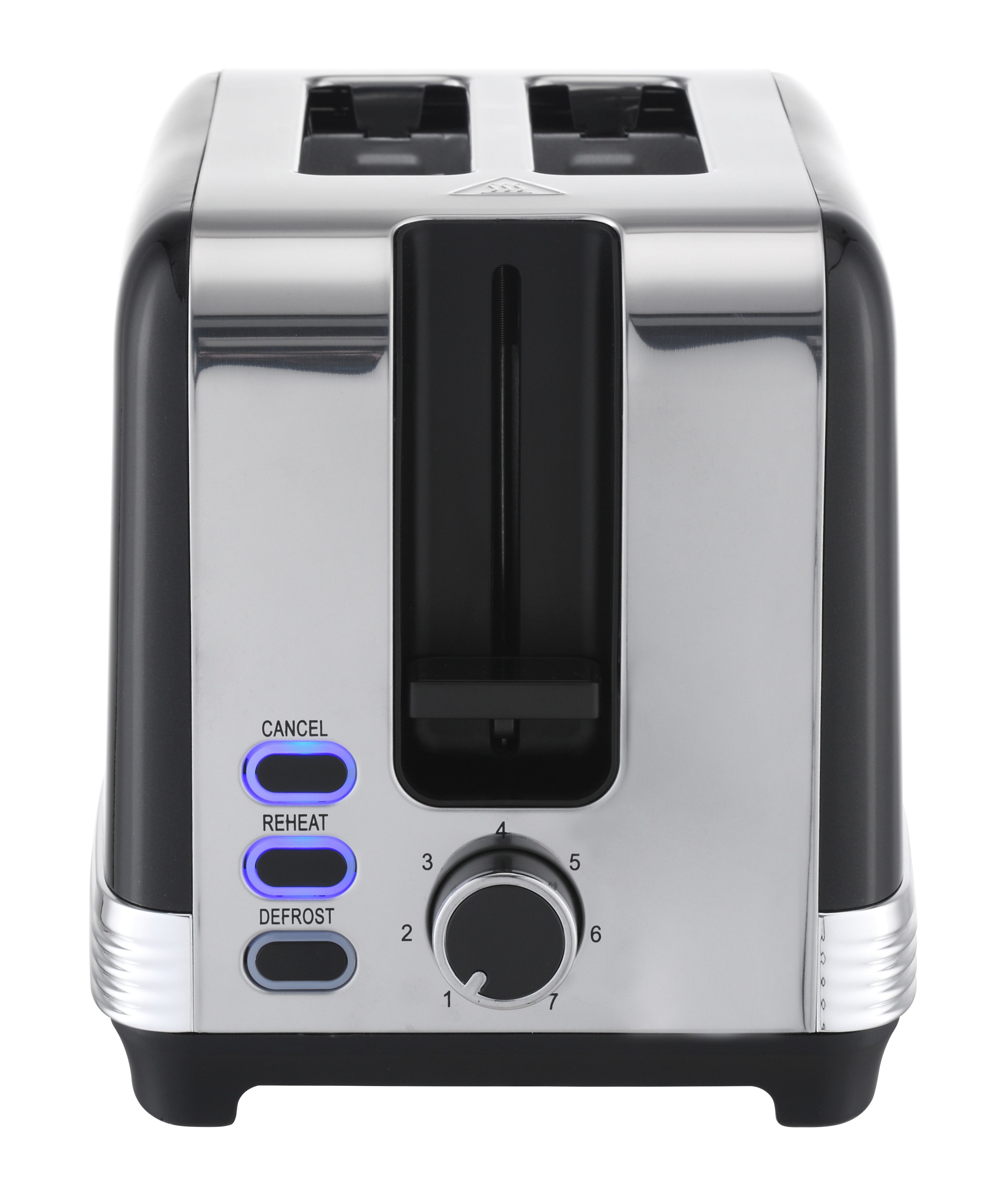 grossag Toaster Edelstahl-Toaster, TA 28, 2-Scheiben Toaster, für 2 Scheiben, 930,00 W, Metallic-Design