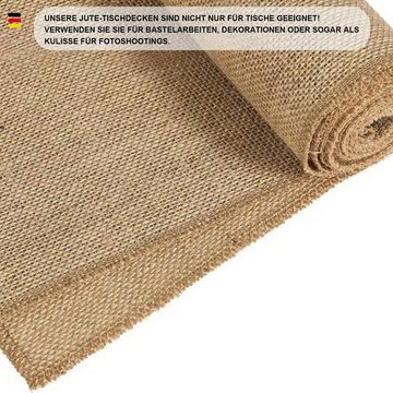 MAGICSHE Tischläufer Jute Tischläufer Rolle für Tisch- und Hochzeitsdeko, 30cmx10m (1-tlg)