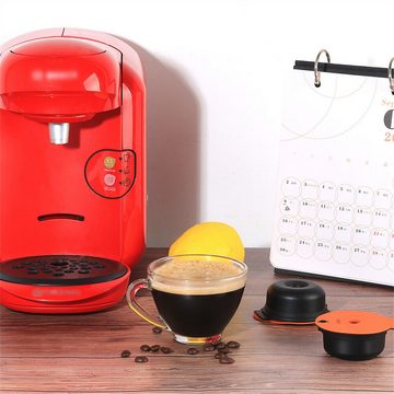 yozhiqu Perkolator 60/180 nachfüllbarer Kaffeekapsel-Pod-Filter, Für Tassimo Bosch Vivy MyWay