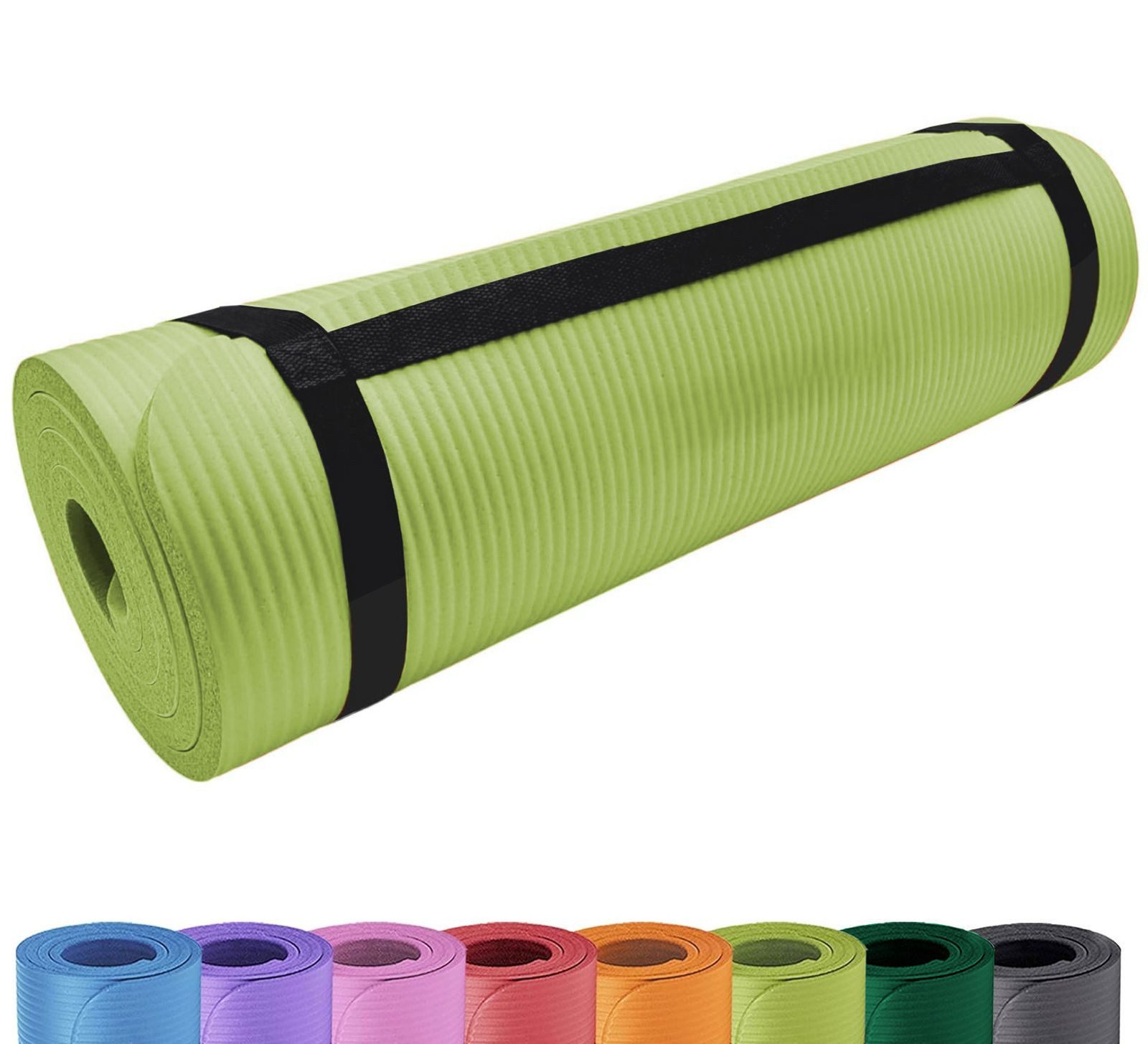 BURI Yogamatte PROMIC Pilates Yogamatte Fitnessmatte Aerobicmatte Gymnastikmatte