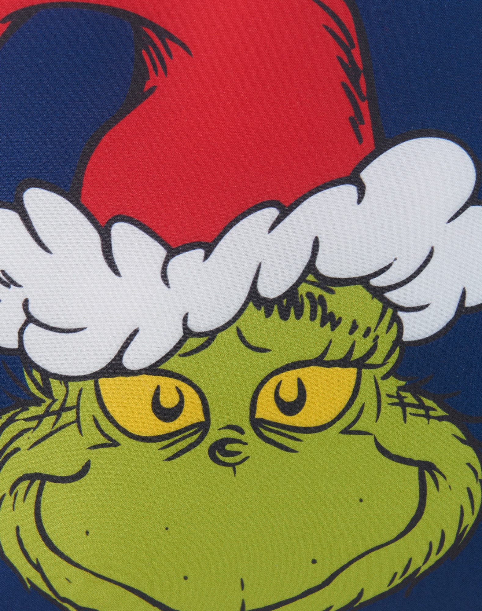 United Labels® Dekokissen The Grinch Kissen - Plüsch Zierkissen Kopfkissen 30 x 30 cm