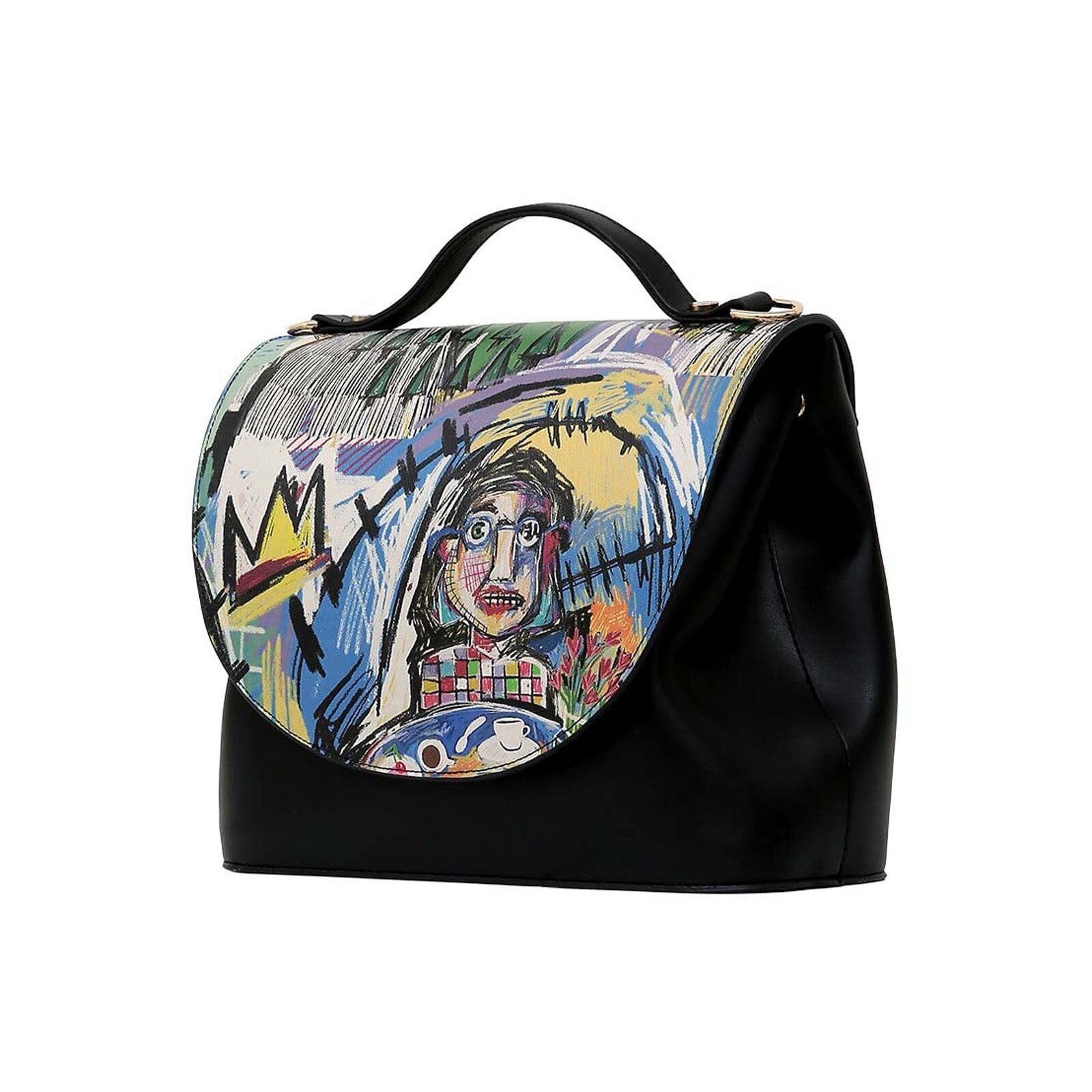 DOGO Henkeltasche Handy Umhängetasche Live And Save Schultertasche, Handgefertigt