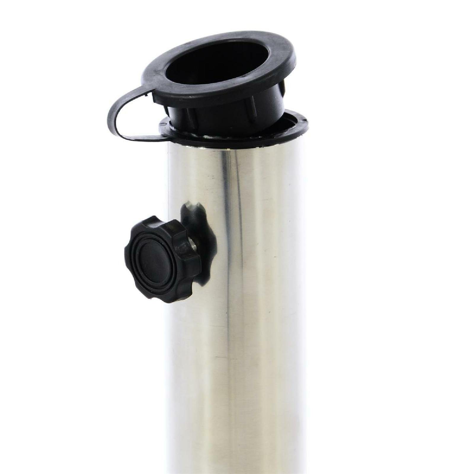 VCM Betonschirmständer Sonnenschirmständer 25kg halb eckig H. 39 x B. 45