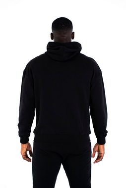 Universum Sportwear Kapuzenpullover Modern Cotton Kapuzen Hoodie Sweater mit Bauchtasche und Extra Tasche mit Reisverschluss
